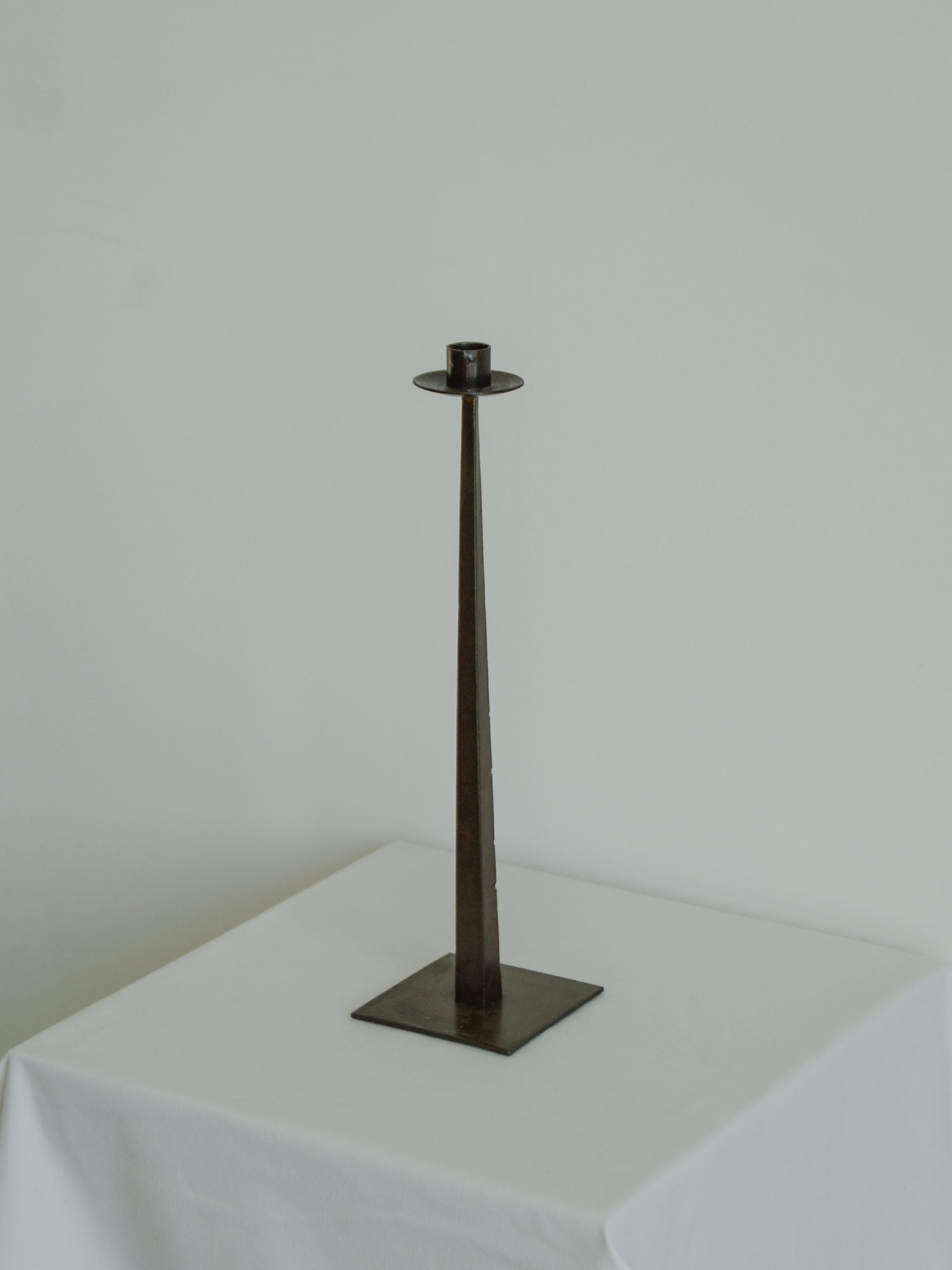 Sculptural Candle Holder — side angle