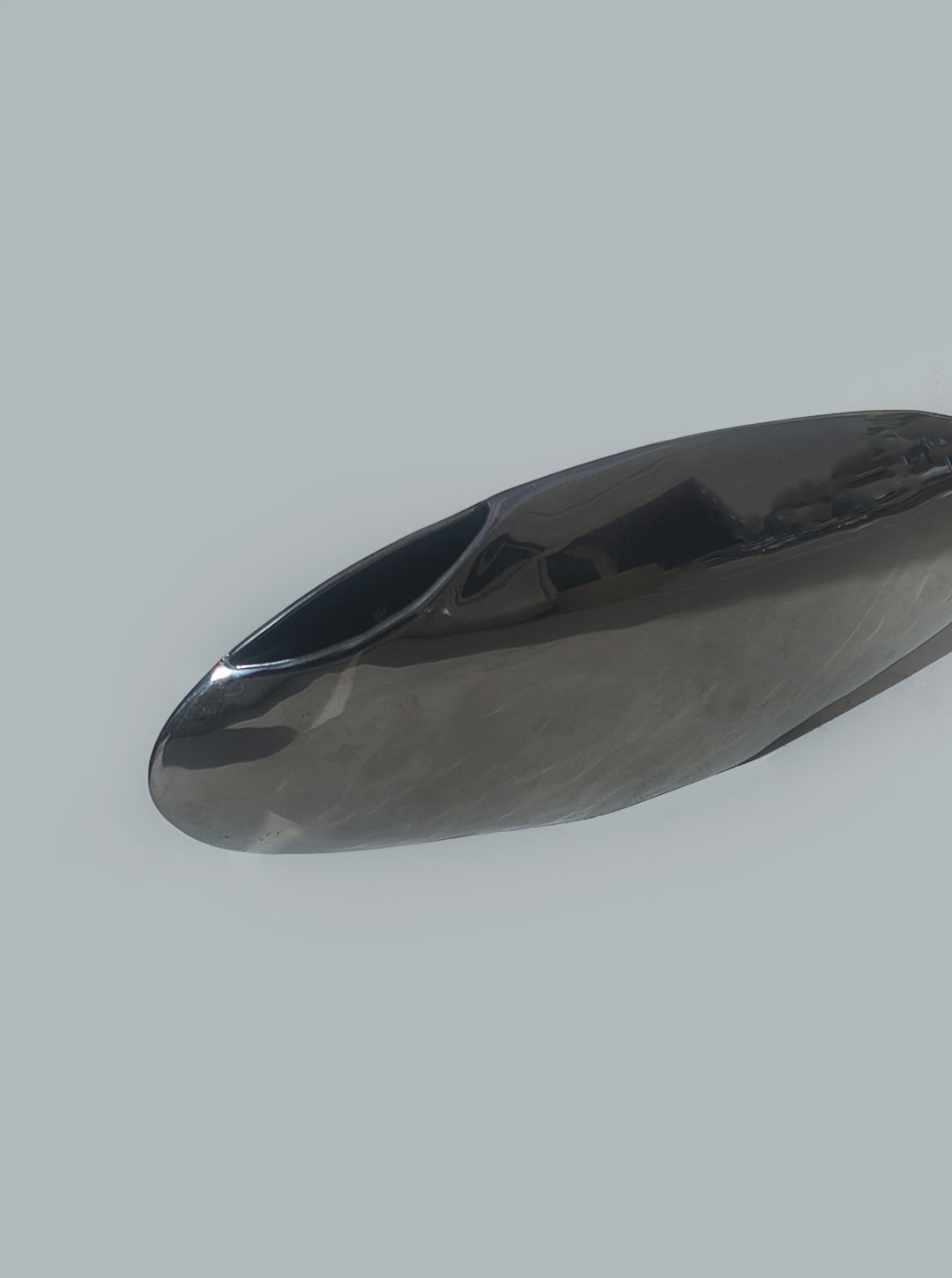 Small Oval Vase — side angle