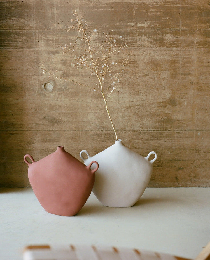 Maria Vessel - Oat by Project 213A | The Oblist — handcrafted ceramic, neutral color