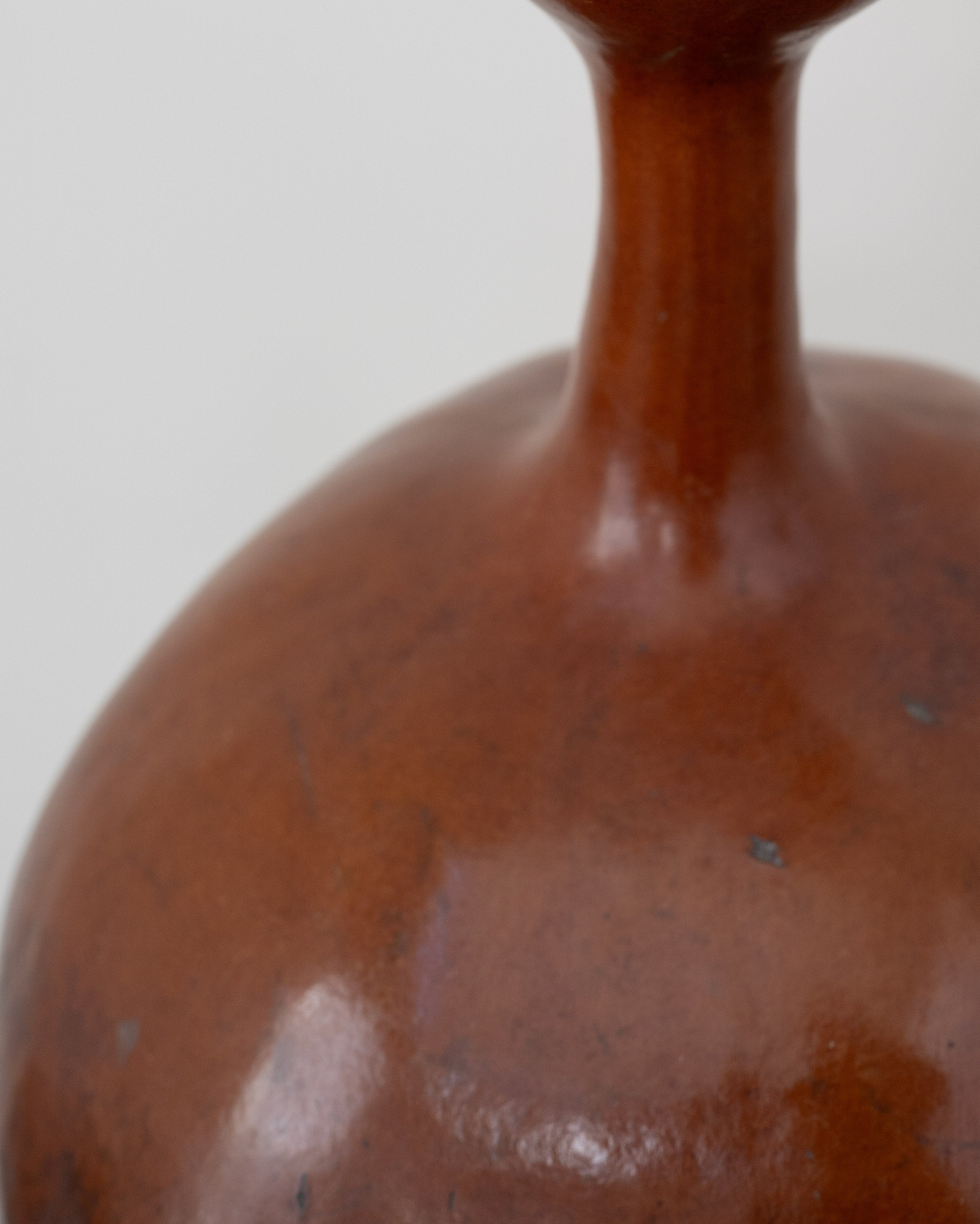 Vintage Sculptural Tutsi Gourd Vessel Vase Sculpture — alternate view