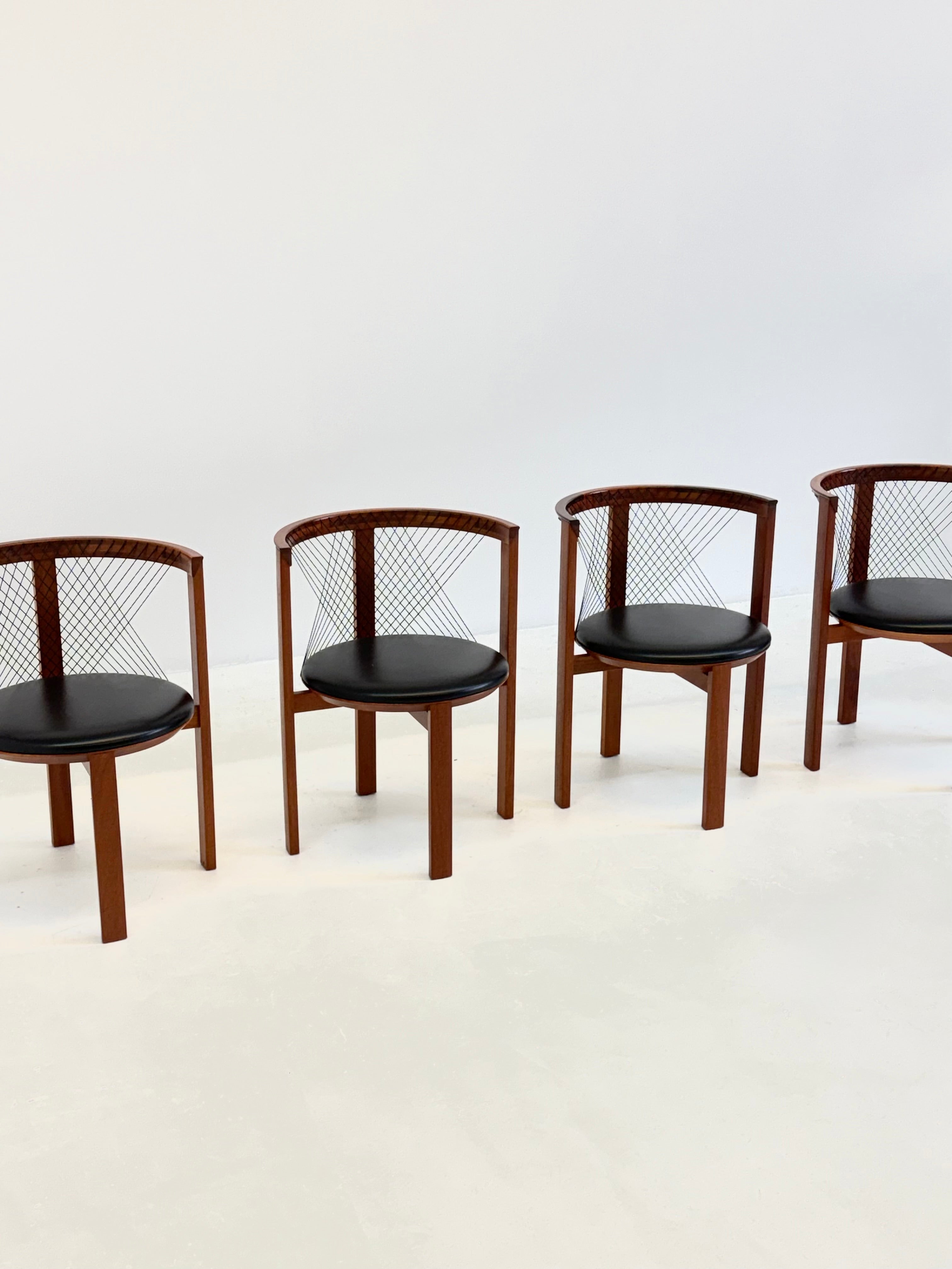 Set of Tranekær String chairs by Niels Jørgen Haugesen — in context