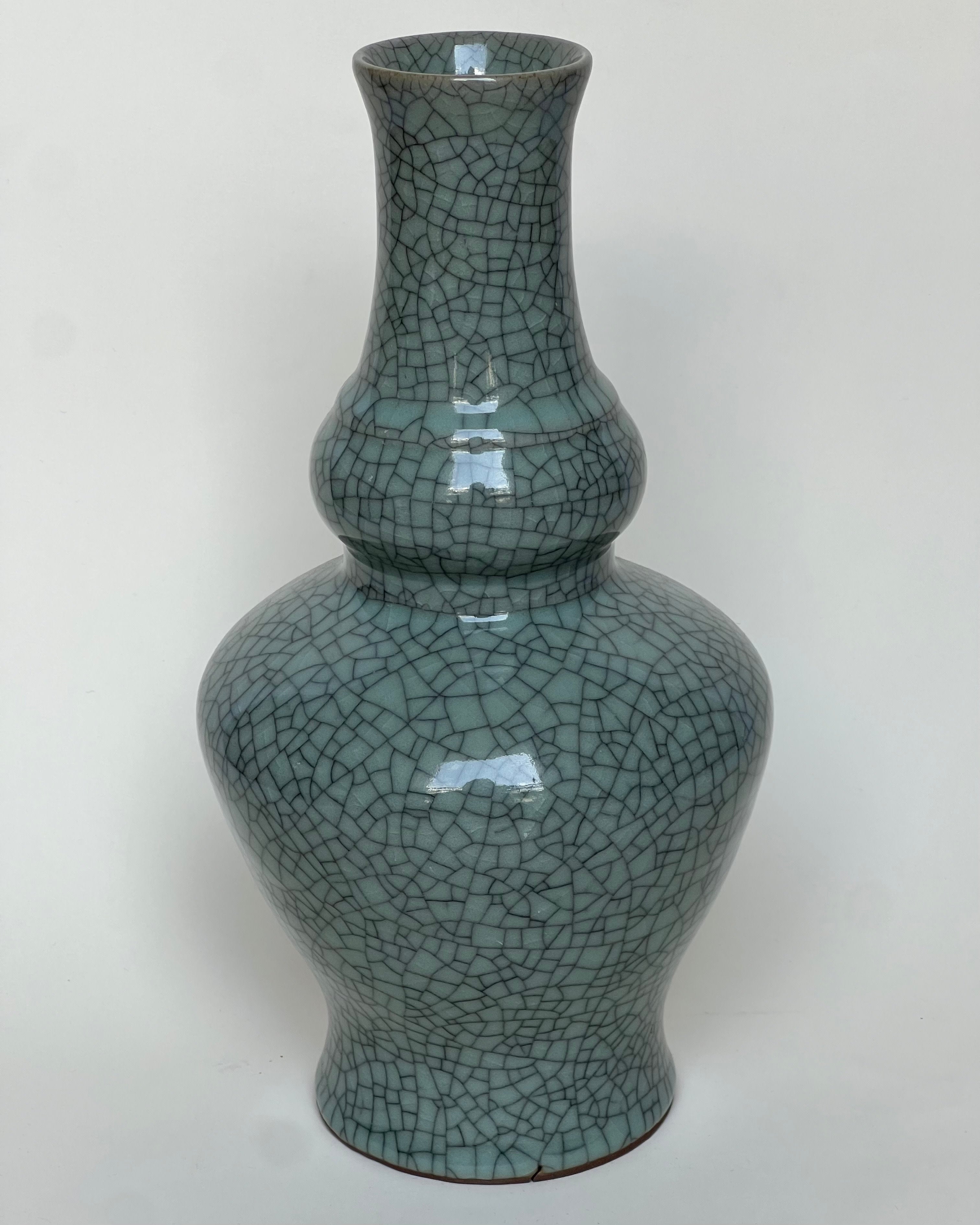 Cracked Celadon Vase - Korea, 20th/21st century — lifestyle setting