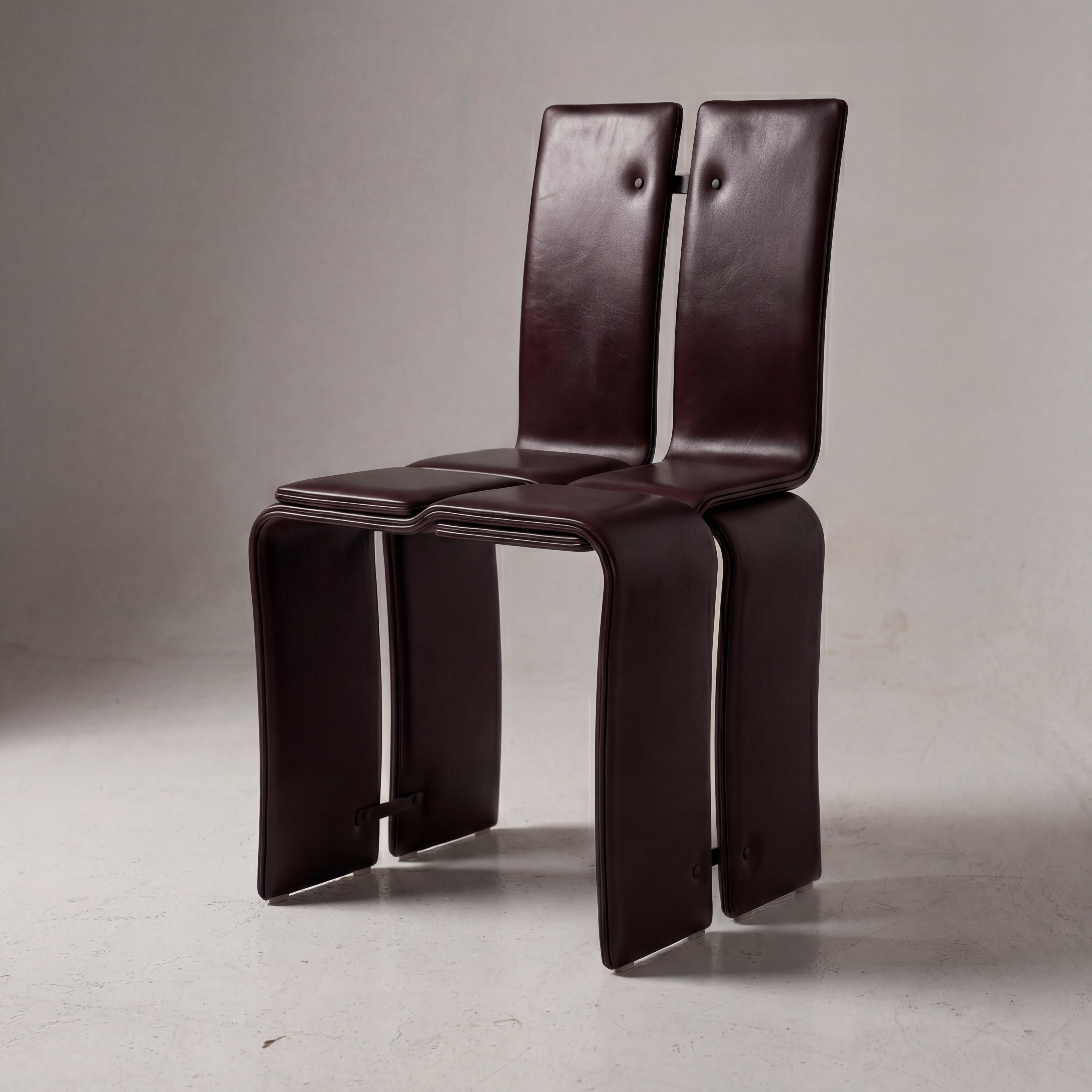 Chaise Tressée - Cuir