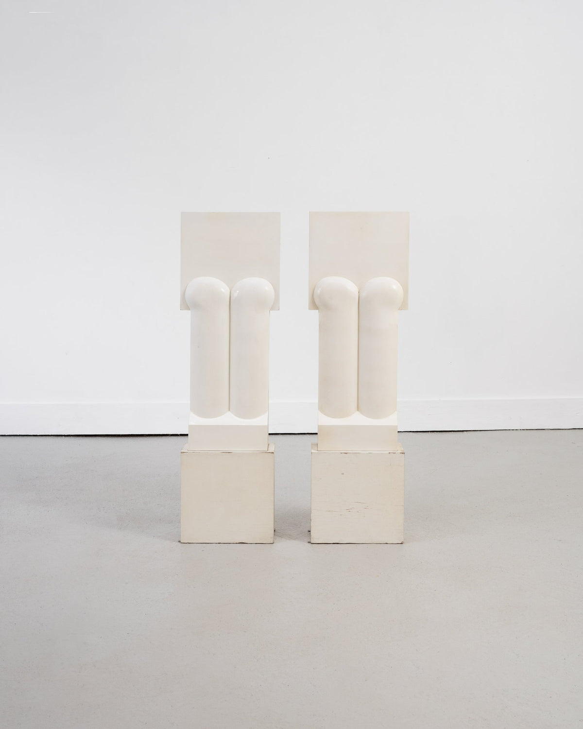 Pair of Abstract Figures by Robert Clatworthy RA (1928 - 2015), 1970 — detail view
