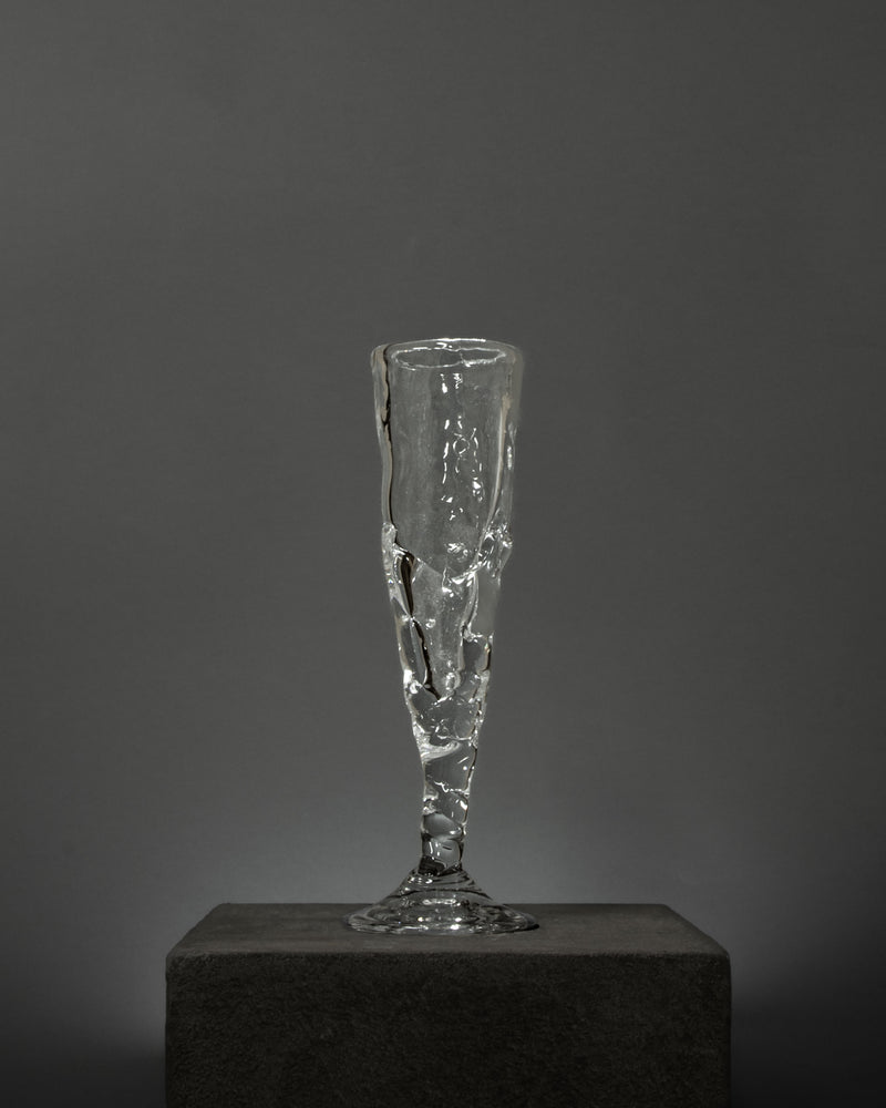 Hand-blown Goblet by Szkło Studio | The Oblist — clear glass, modern design