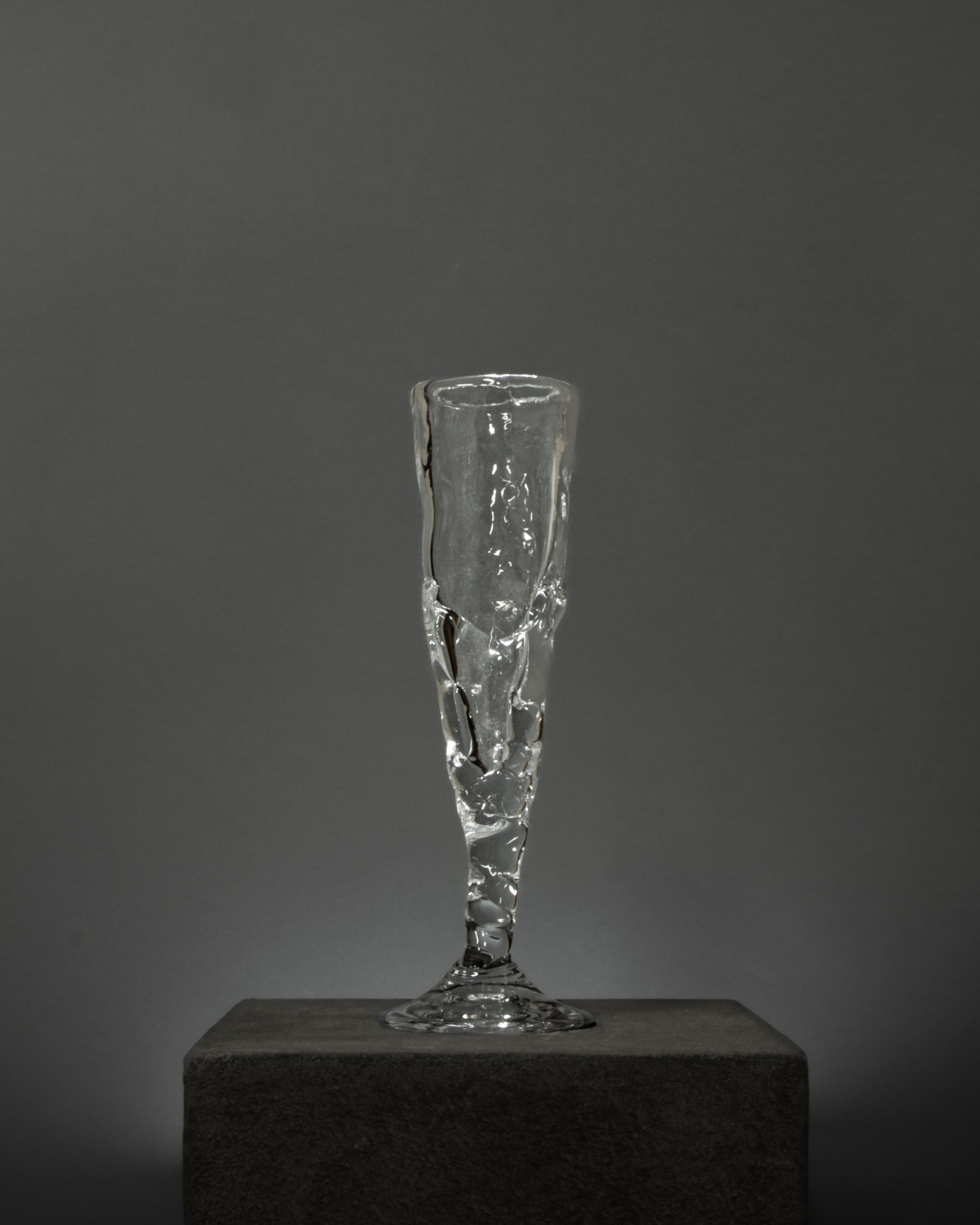 Hand-blown Goblet by Szkło Studio | The Oblist — clear glass, modern design