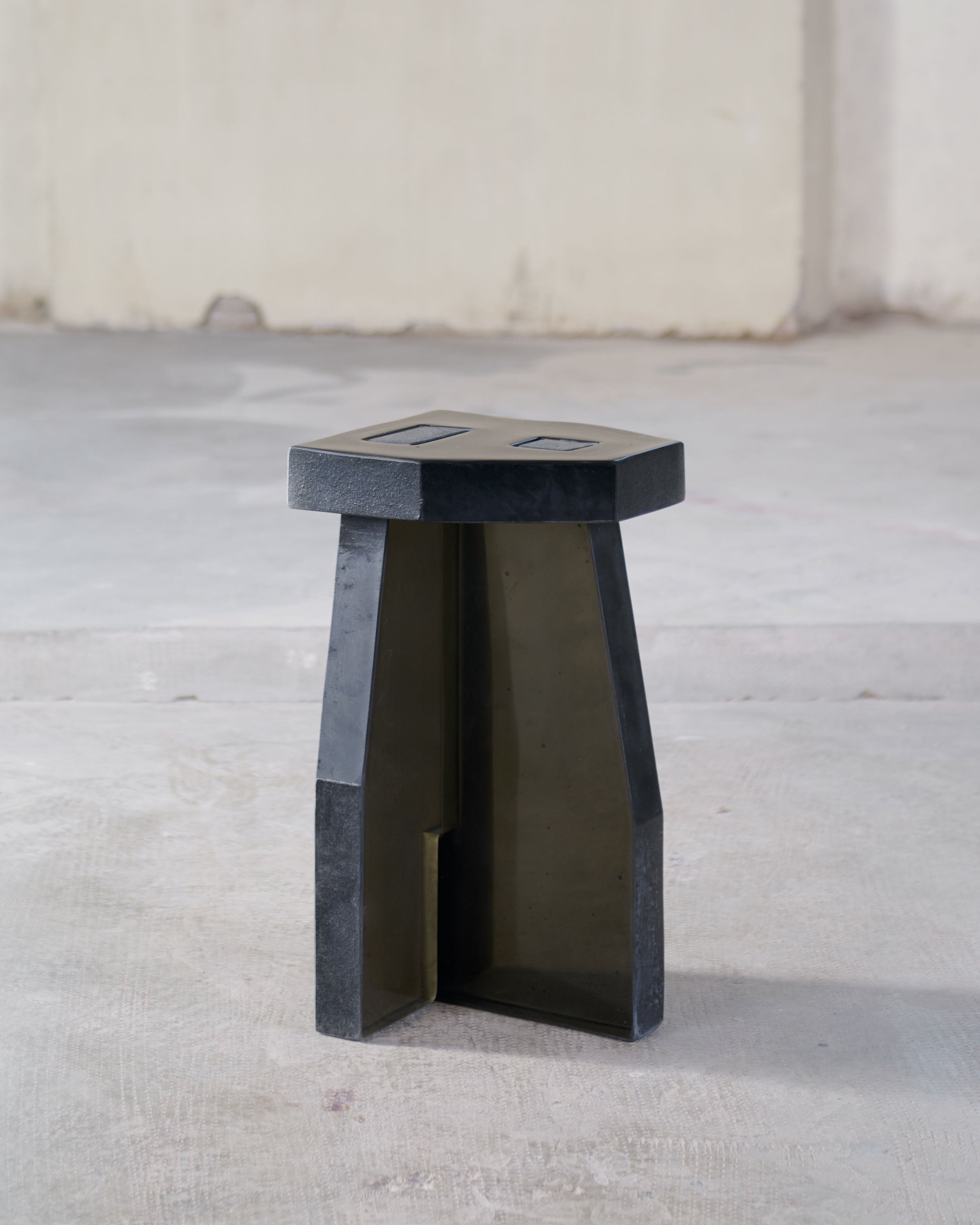 'Vera' Glass Side Table — lifestyle setting