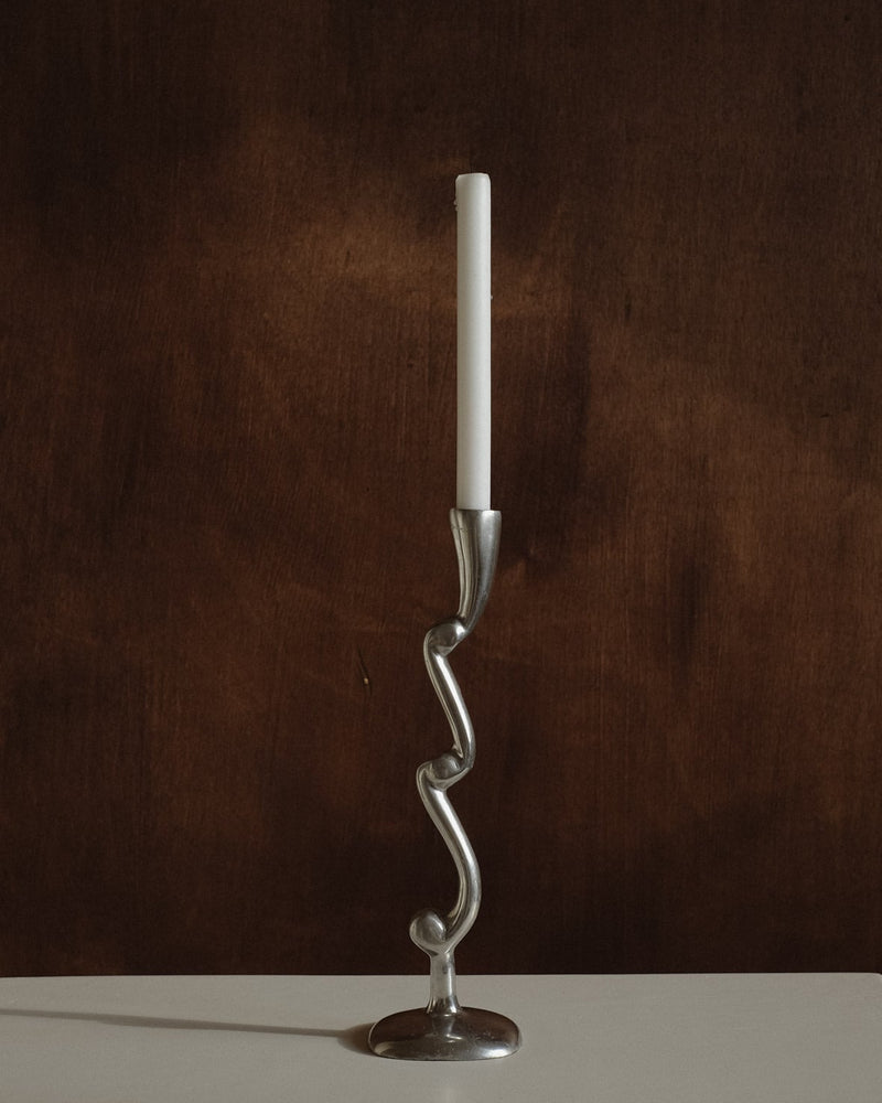Curly Candle Holder by septembre studios | The Oblist — polished metal design
