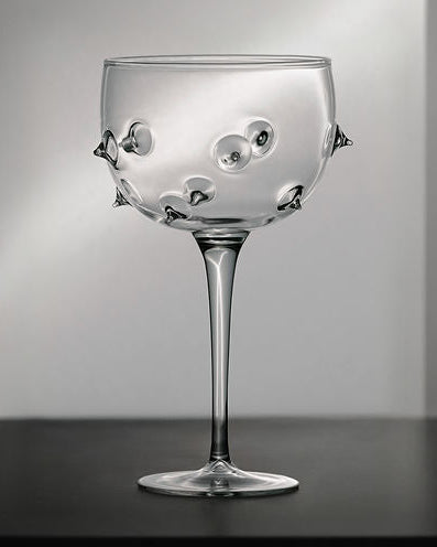 Arsenico 1 Wine Goblet by StudioNotte | The Oblist — handcrafted glass, clear design
