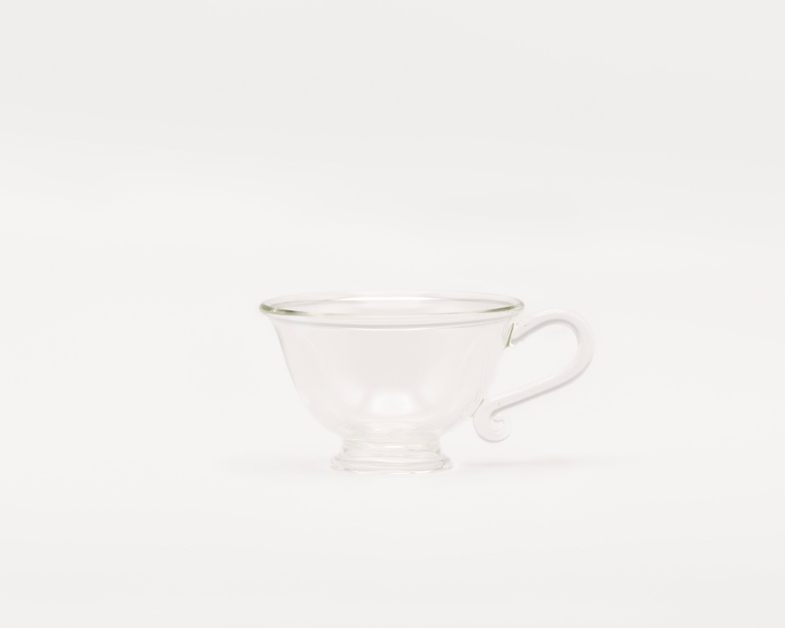 L'Espresso Set — clear glass cup on white background