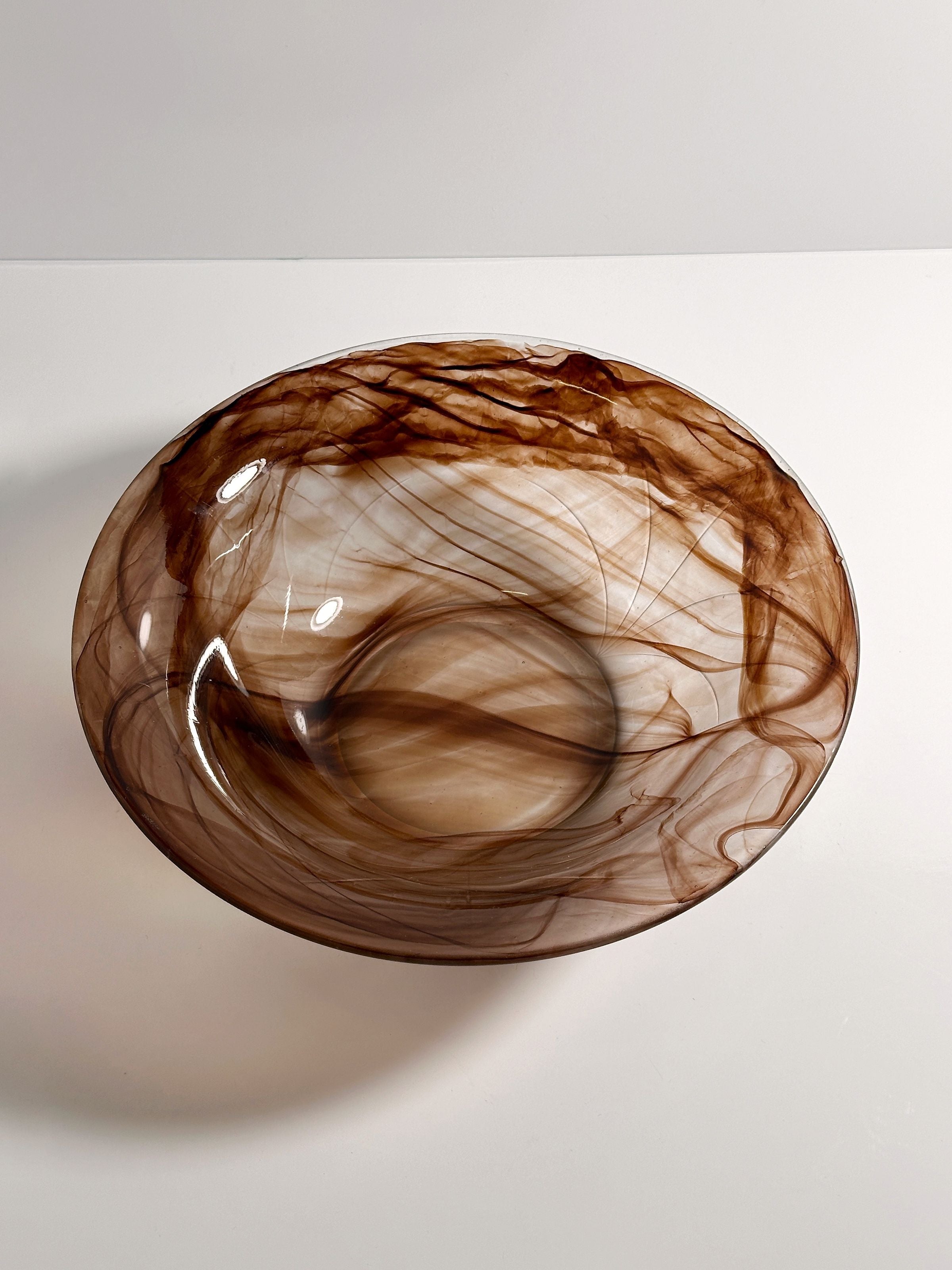 German Art Deco Cloud Glass Bowl