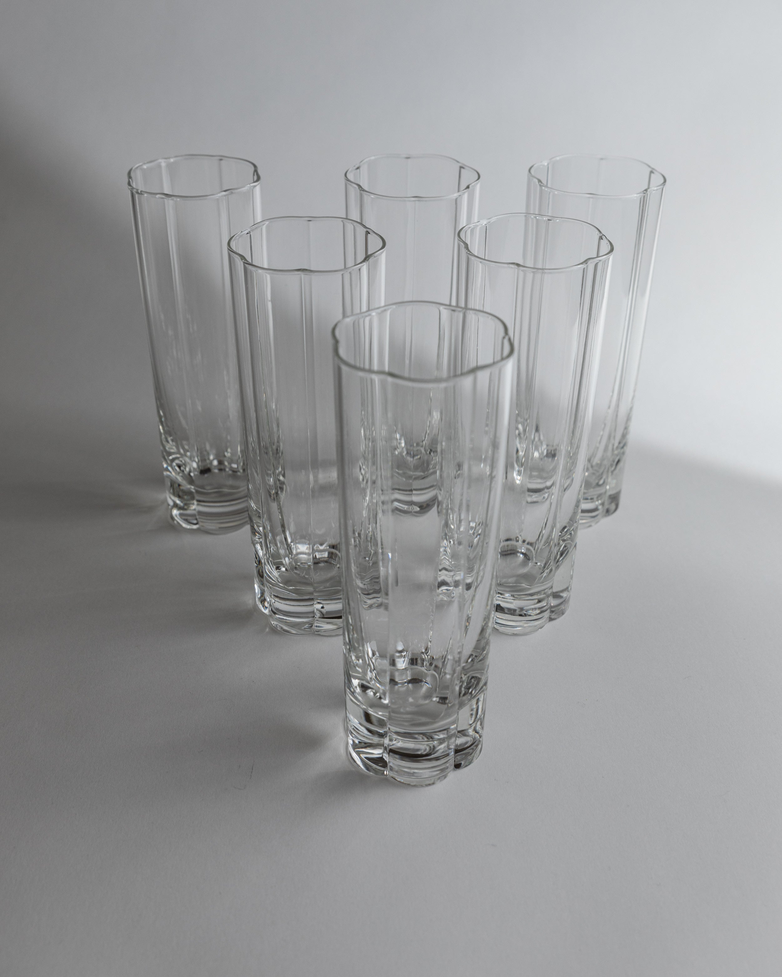 Ensemble de verres à boire de 6, Italie années 1980