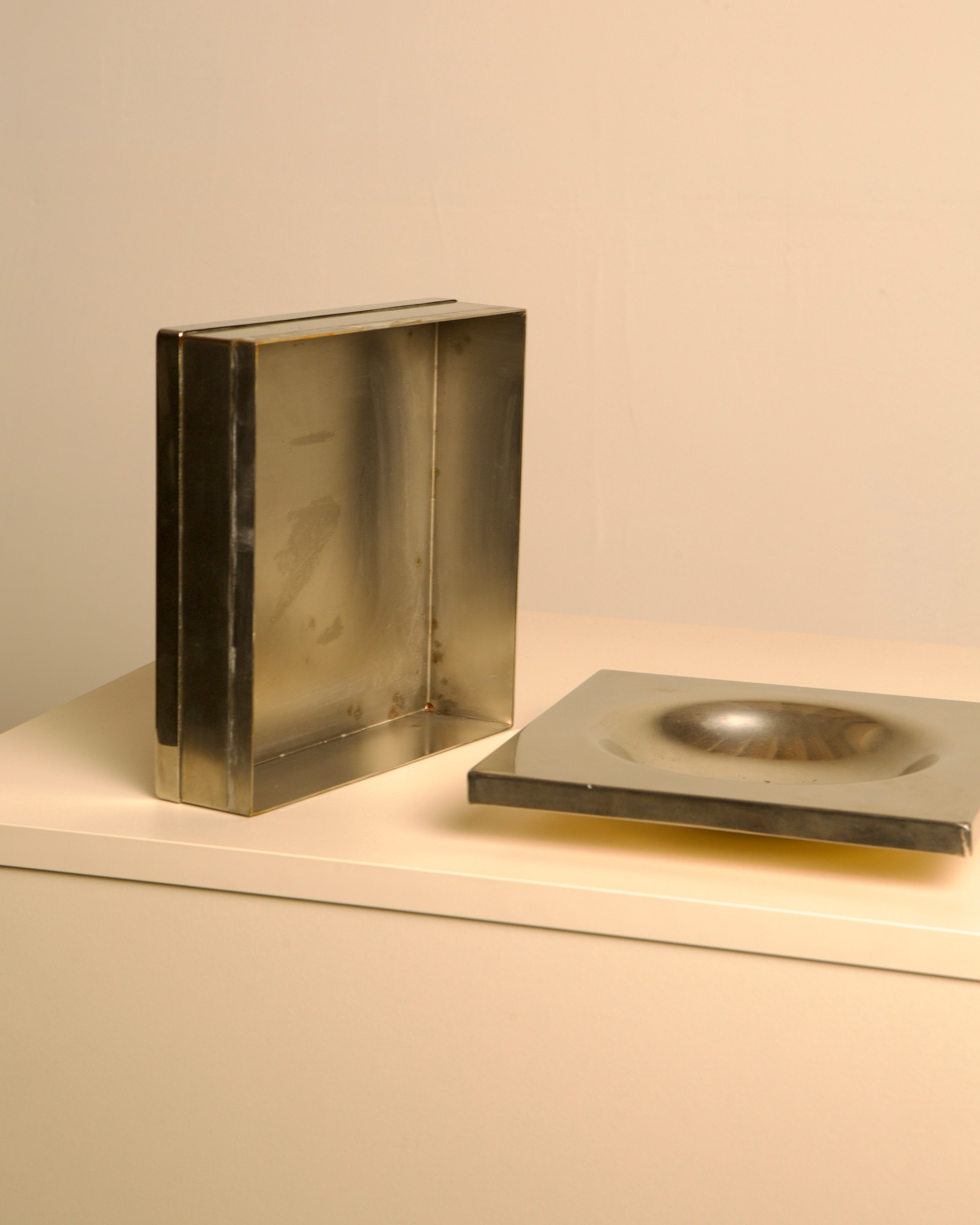 Cendrier Métal Italien Années 70