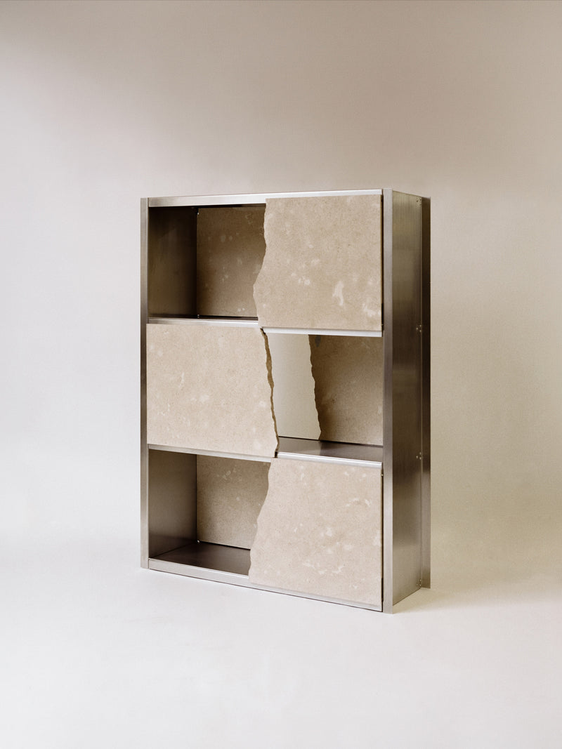 ADERIVA Cabinet Minimalism Sideboard/Cabinet in Metal by Rosana Sousa | The Oblist
