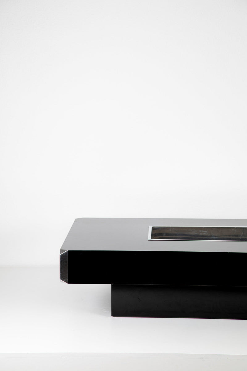 Willy Rizzo Alveo Black Coffee Table by EDRA | The Oblist