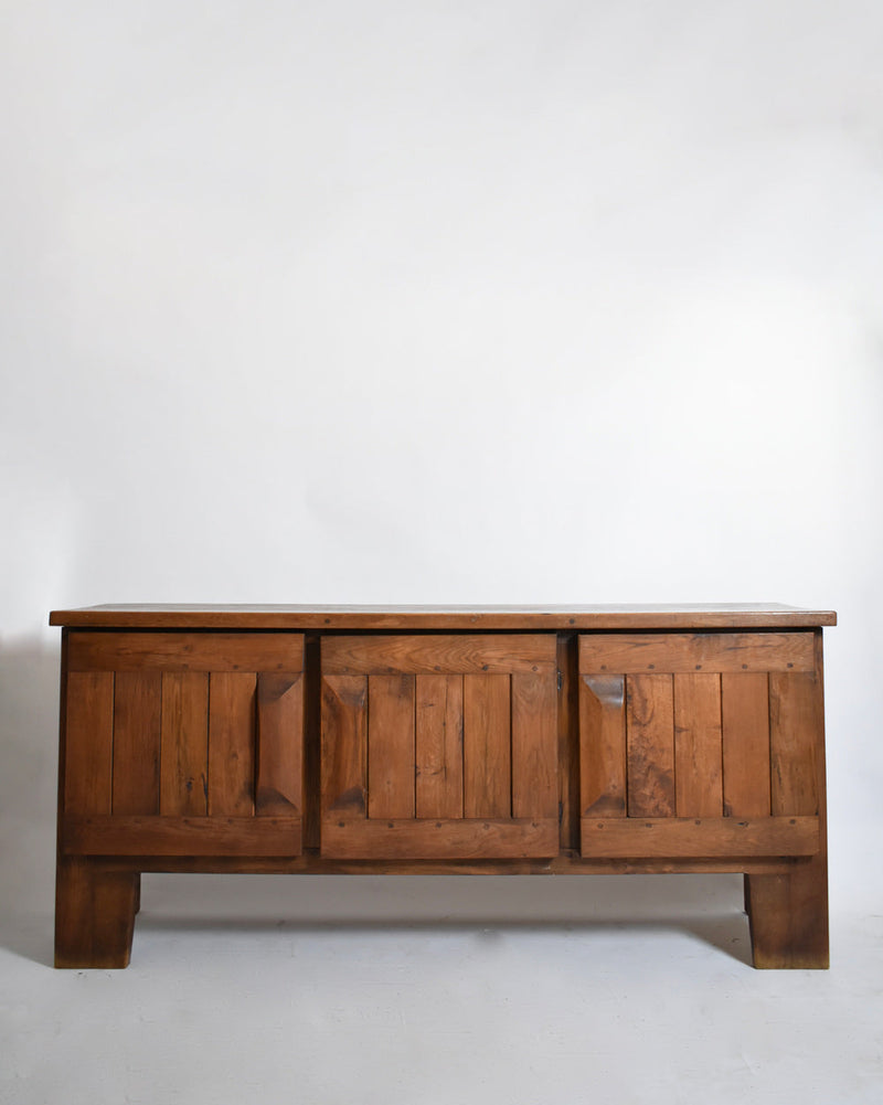 Brutalist Oak Sideboard, 1950s by Barracuda Interiors | The Oblist