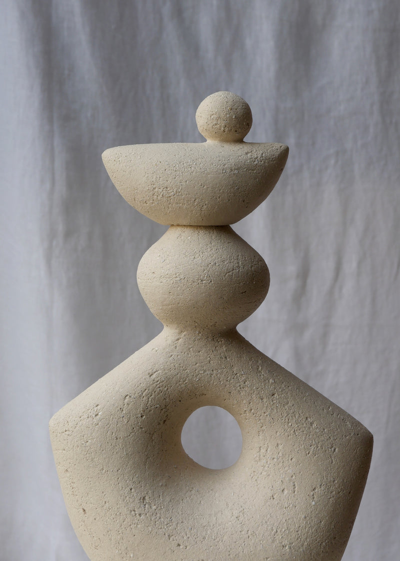Aisha Totem Sculpture — detail view