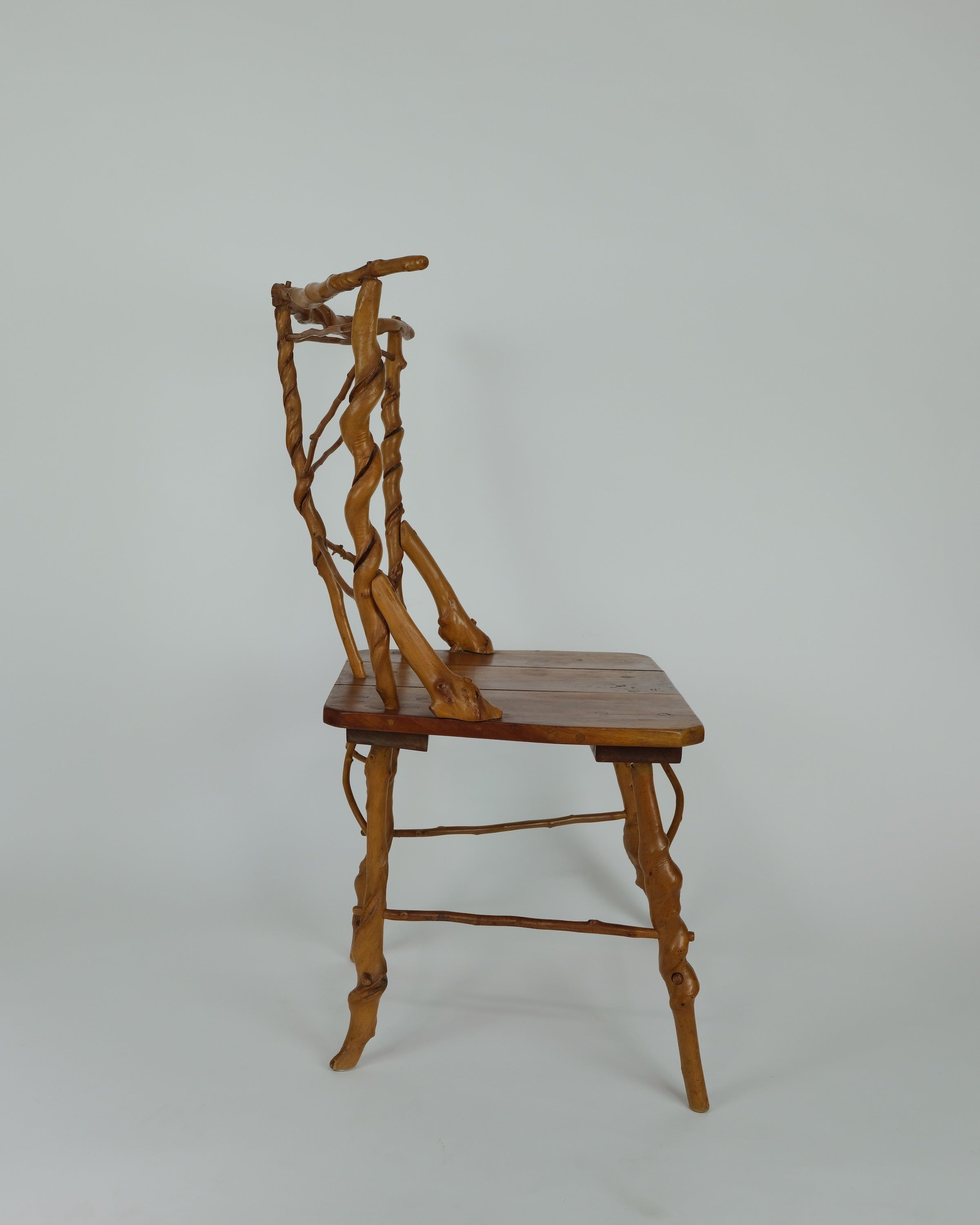 Chaise Appalachian Américaine Signée, F KRALL 5-3-52
