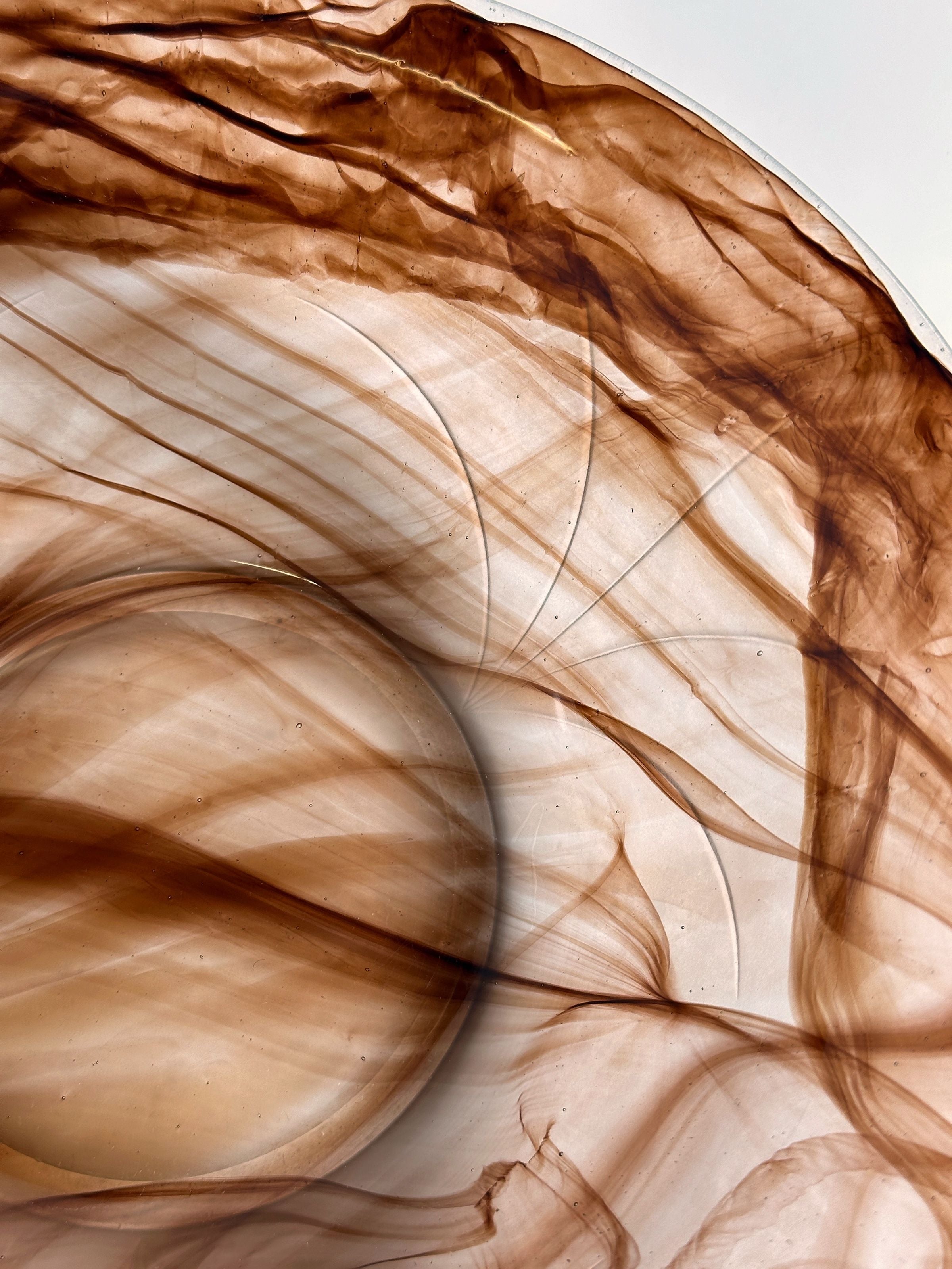 German Art Deco Cloud Glass Bowl