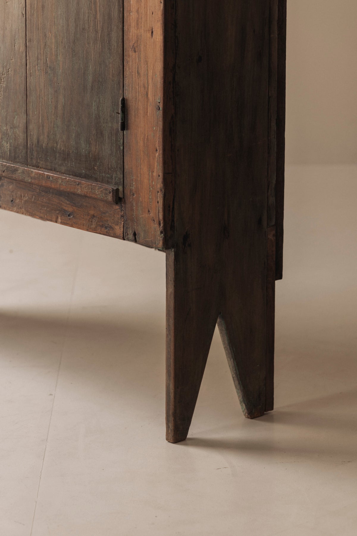 Spanish Primitive Highboard with Exceptional Patina, Late 19th Century — alternate view