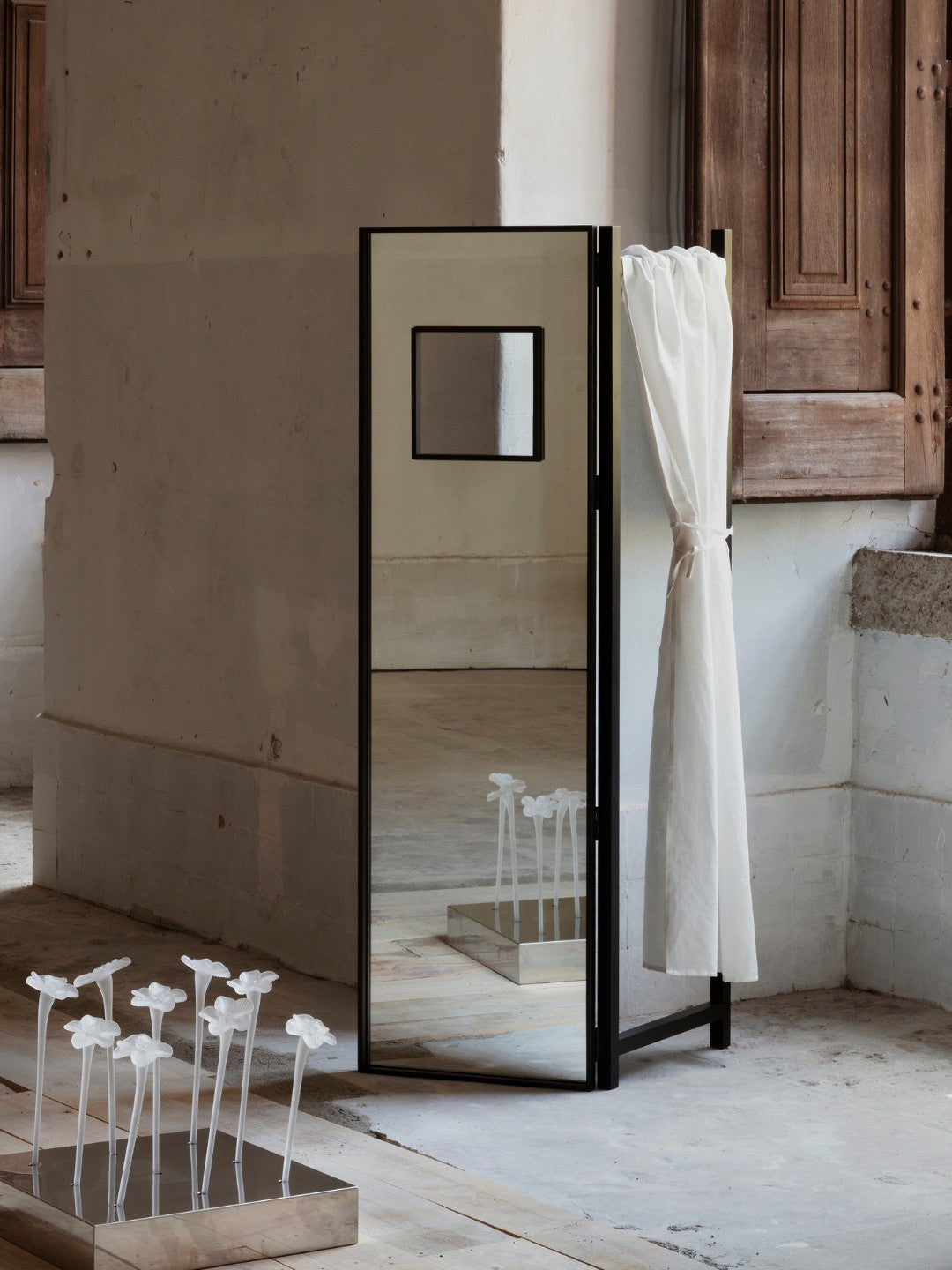 MEMOIR Standing Mirror Room Divider by Sofia De=Francesco | The Oblist