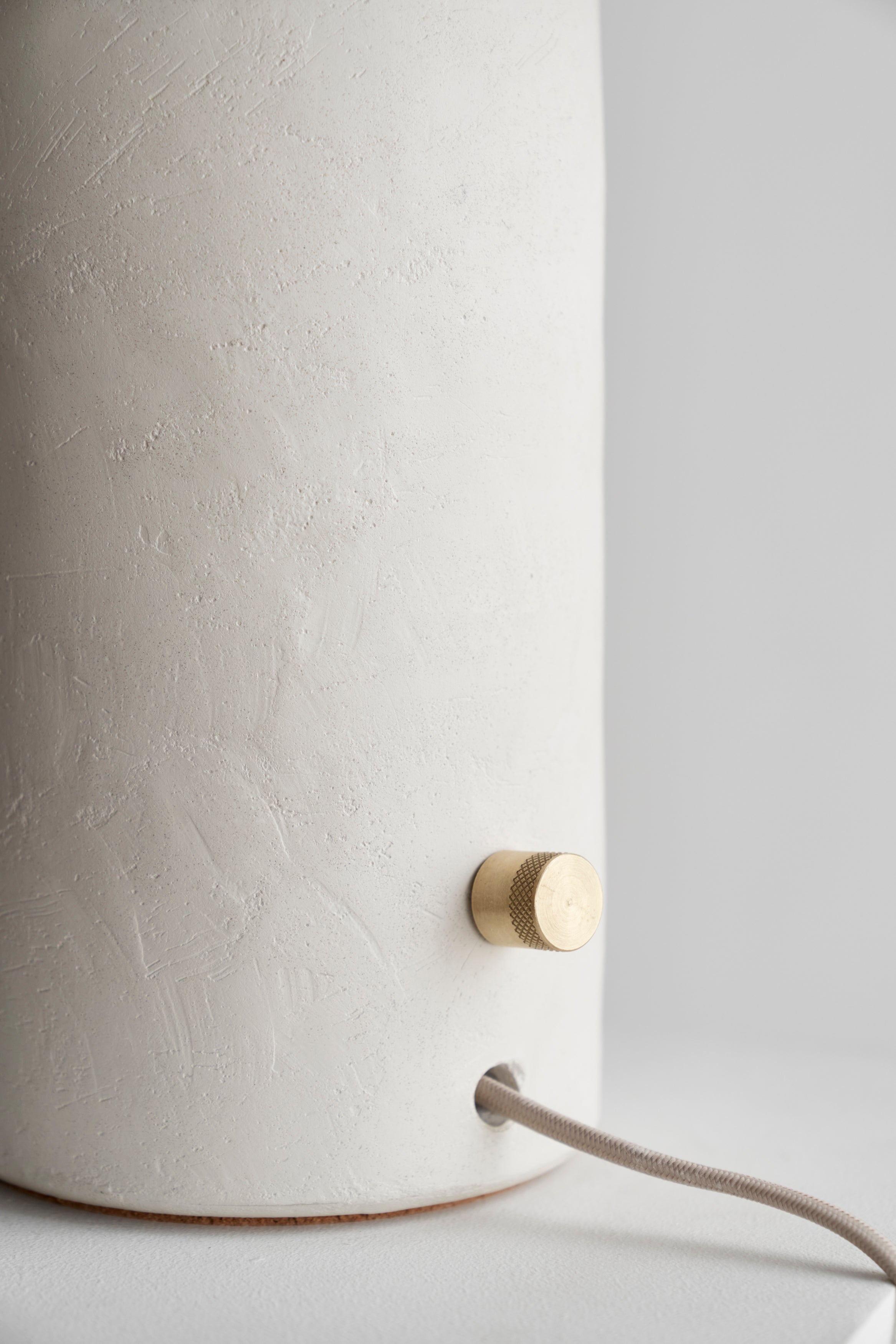 Lime Plaster Tera Lamp — in context