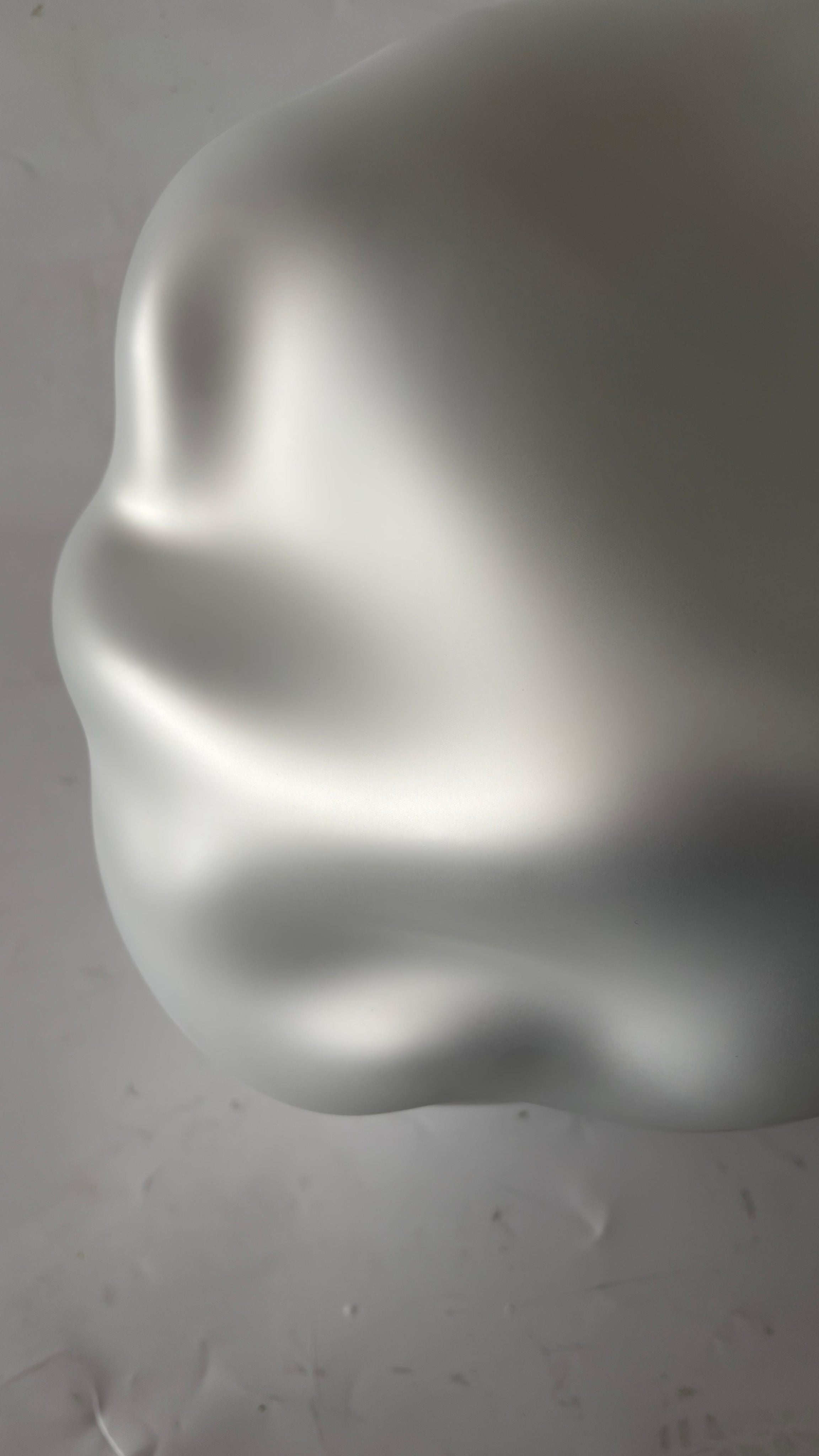 Wave Stool / Side Table XVI — side angle