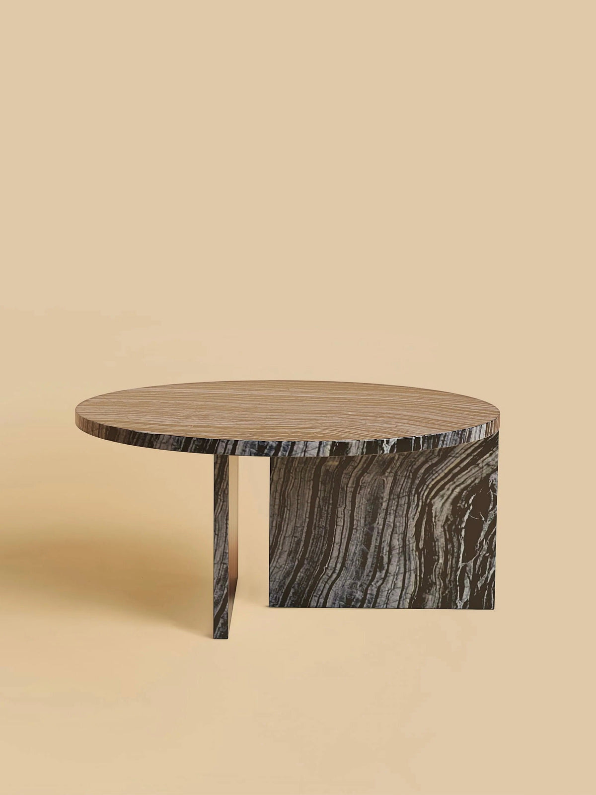 Round Marble Coffee Table - HASHI Series by Lebanto — variant detail