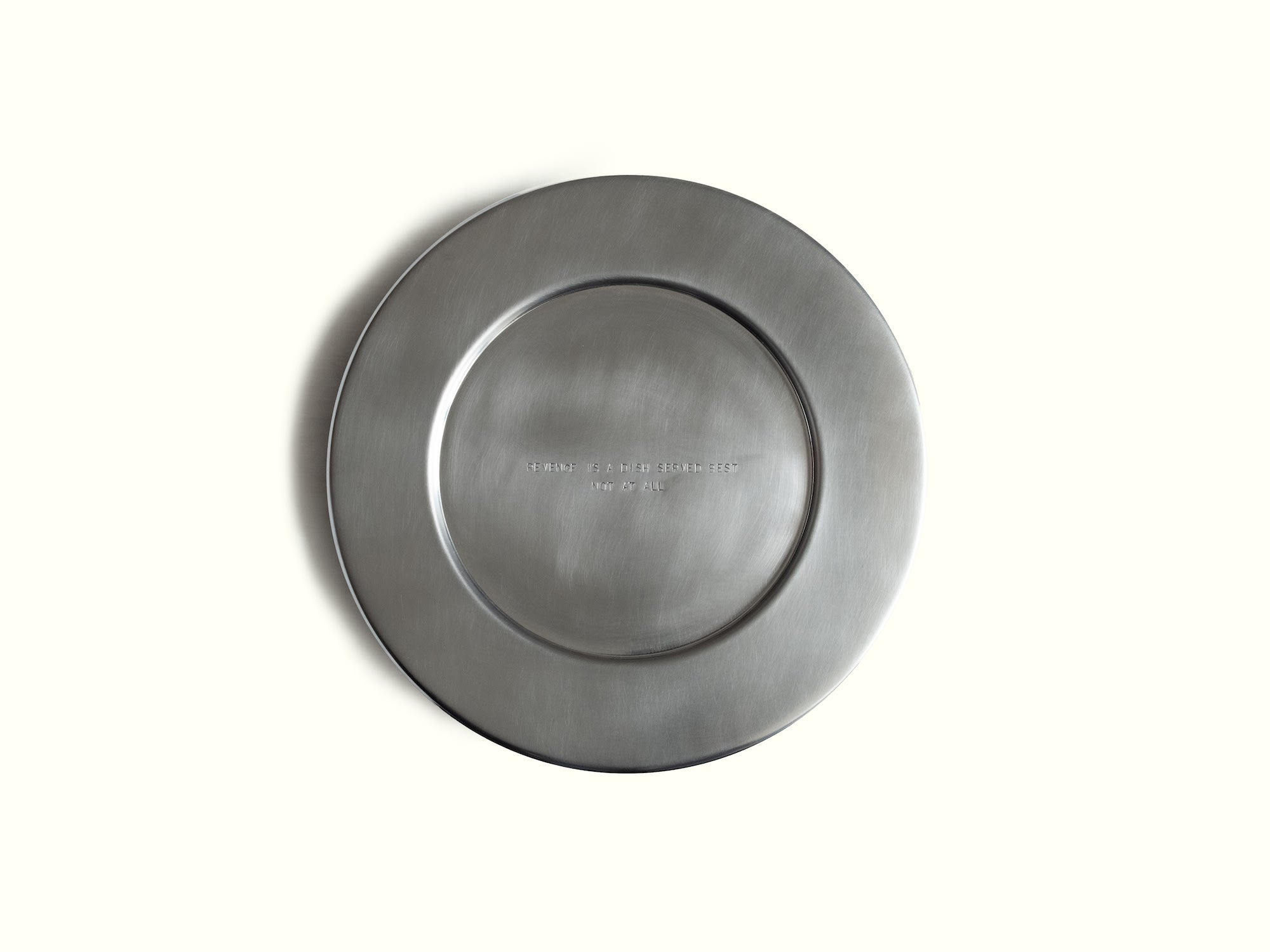 TRACES — Stainless Steel Plates — close-up