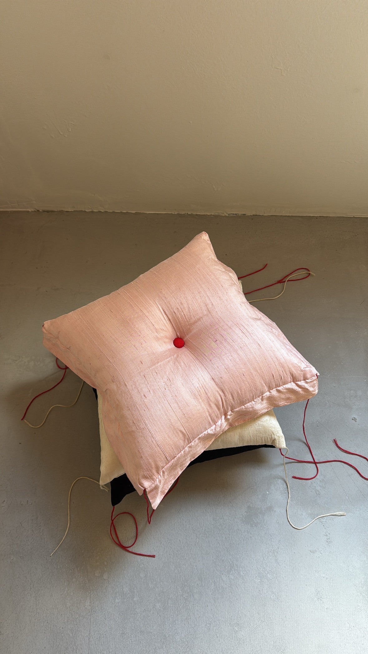 RAINI SILK PILLOW — detail view