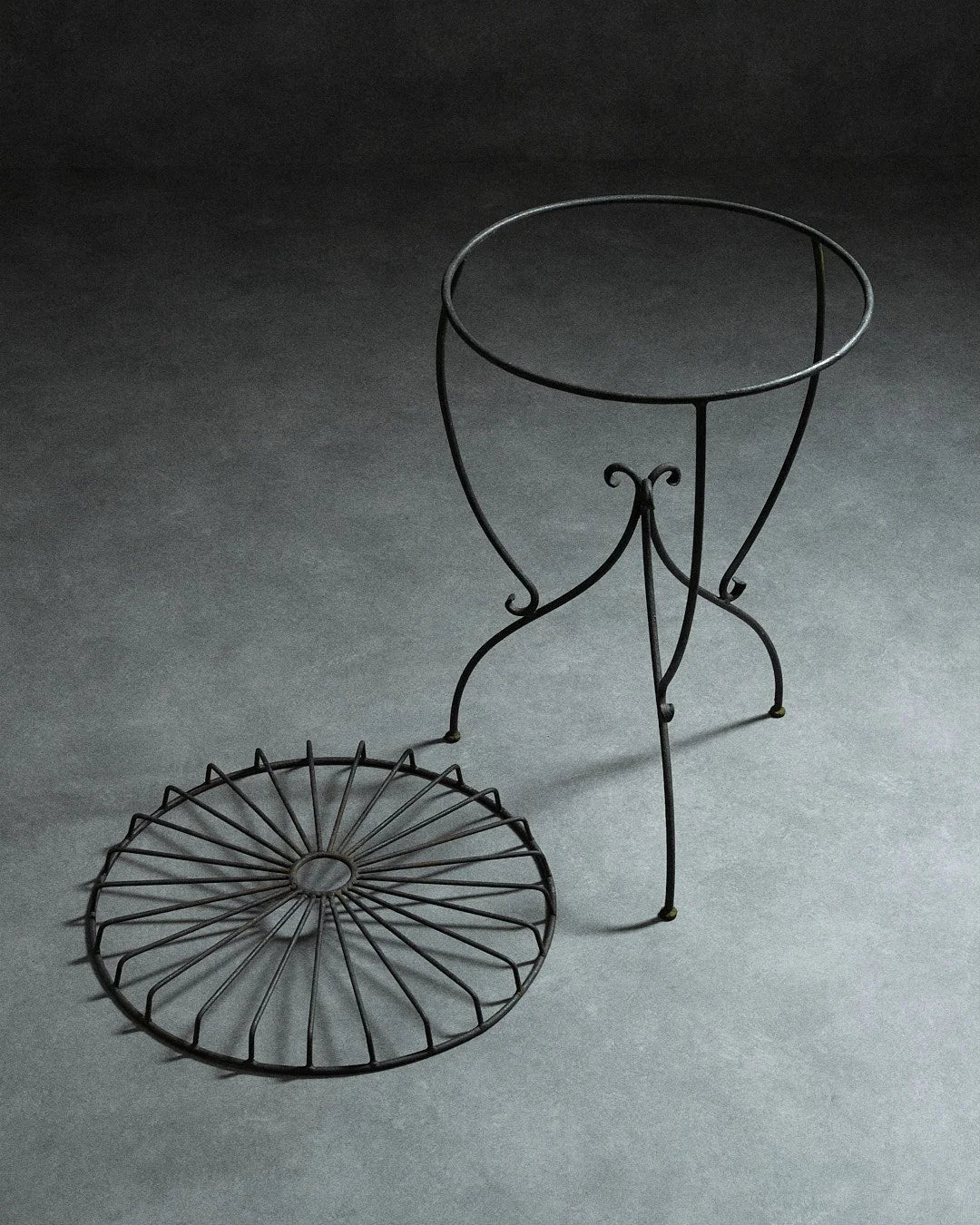 Spine Chair and Table in the Style of André Dubreuil — view 10