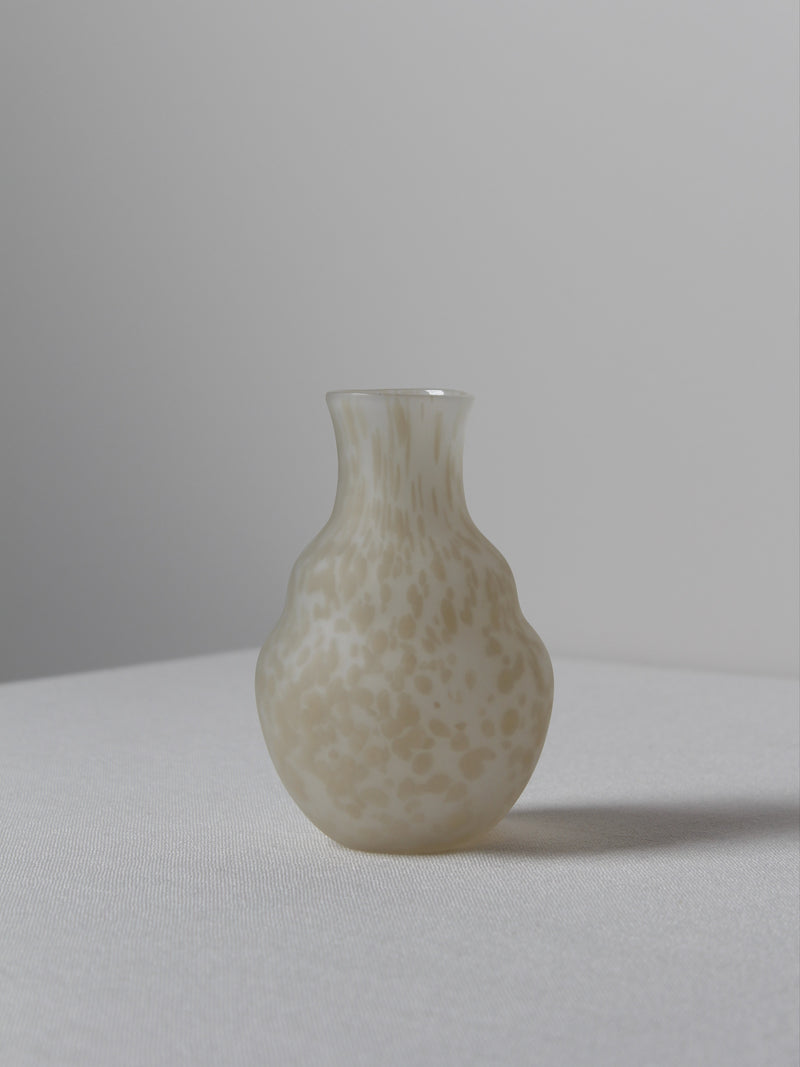 Medium Speckled Vase in Caramel by Verre d'Onge | The Oblist
