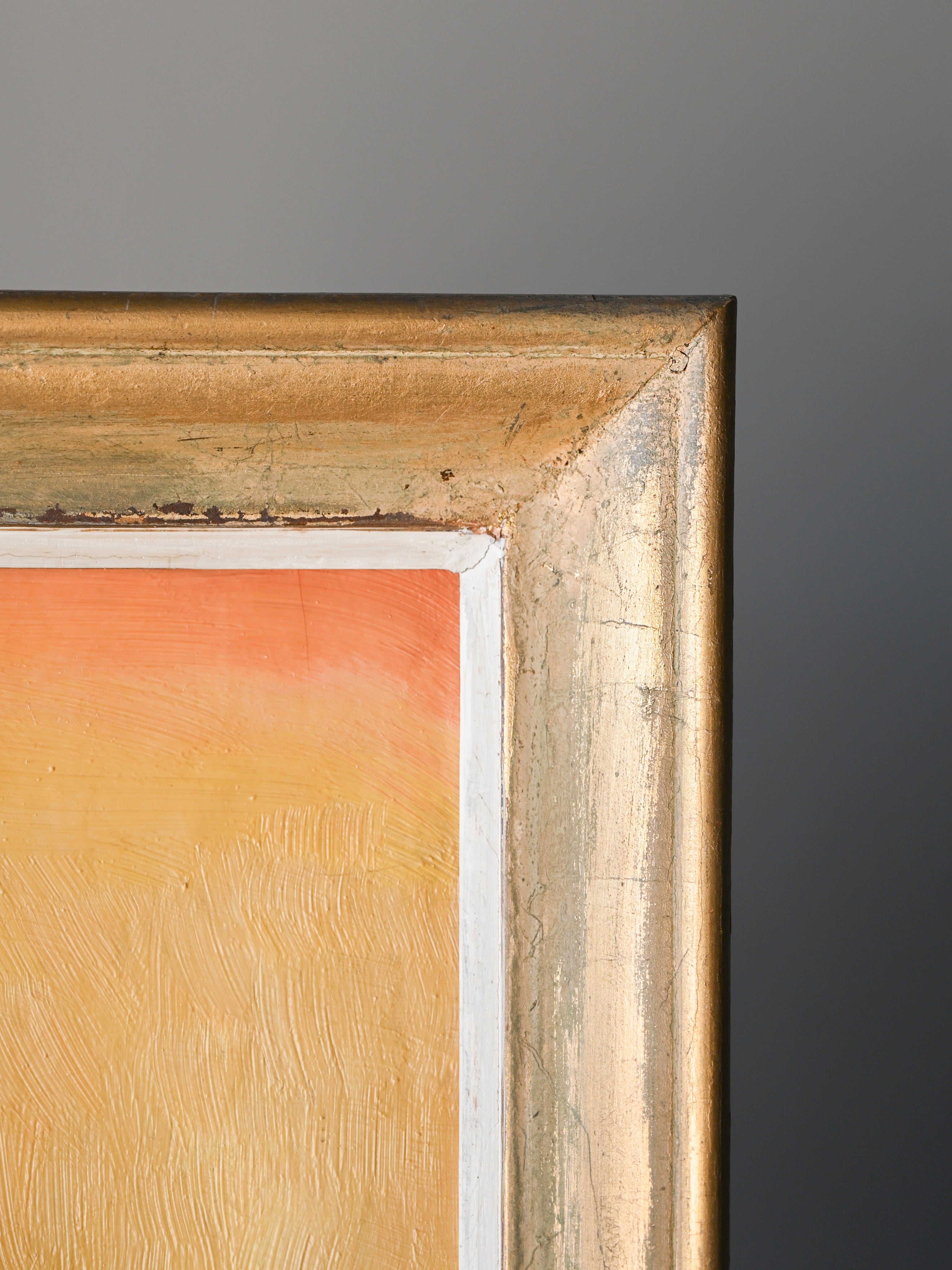 Peinture « Fille en robe bleue impériale » par Orestis Kanellis