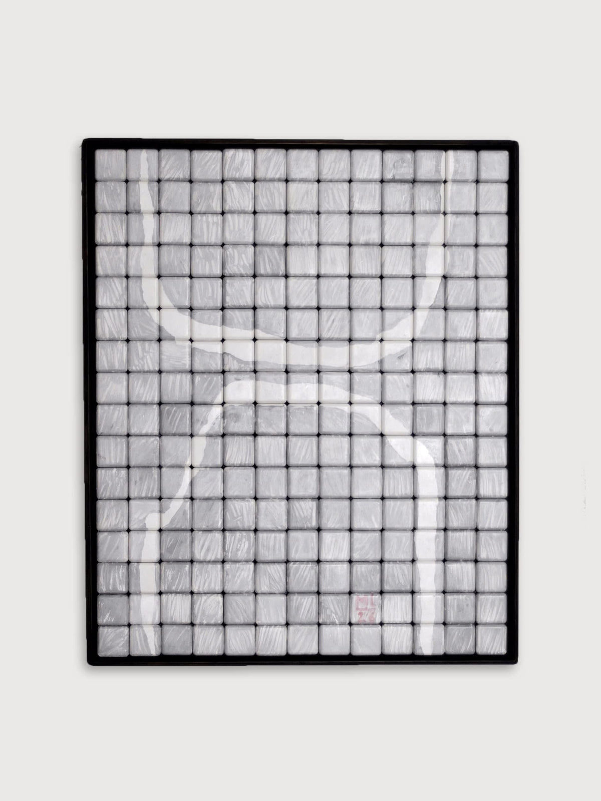 Gesso Painting No.18 - Sculptural Relief by Studio Miriam Loellmann | The Oblist
