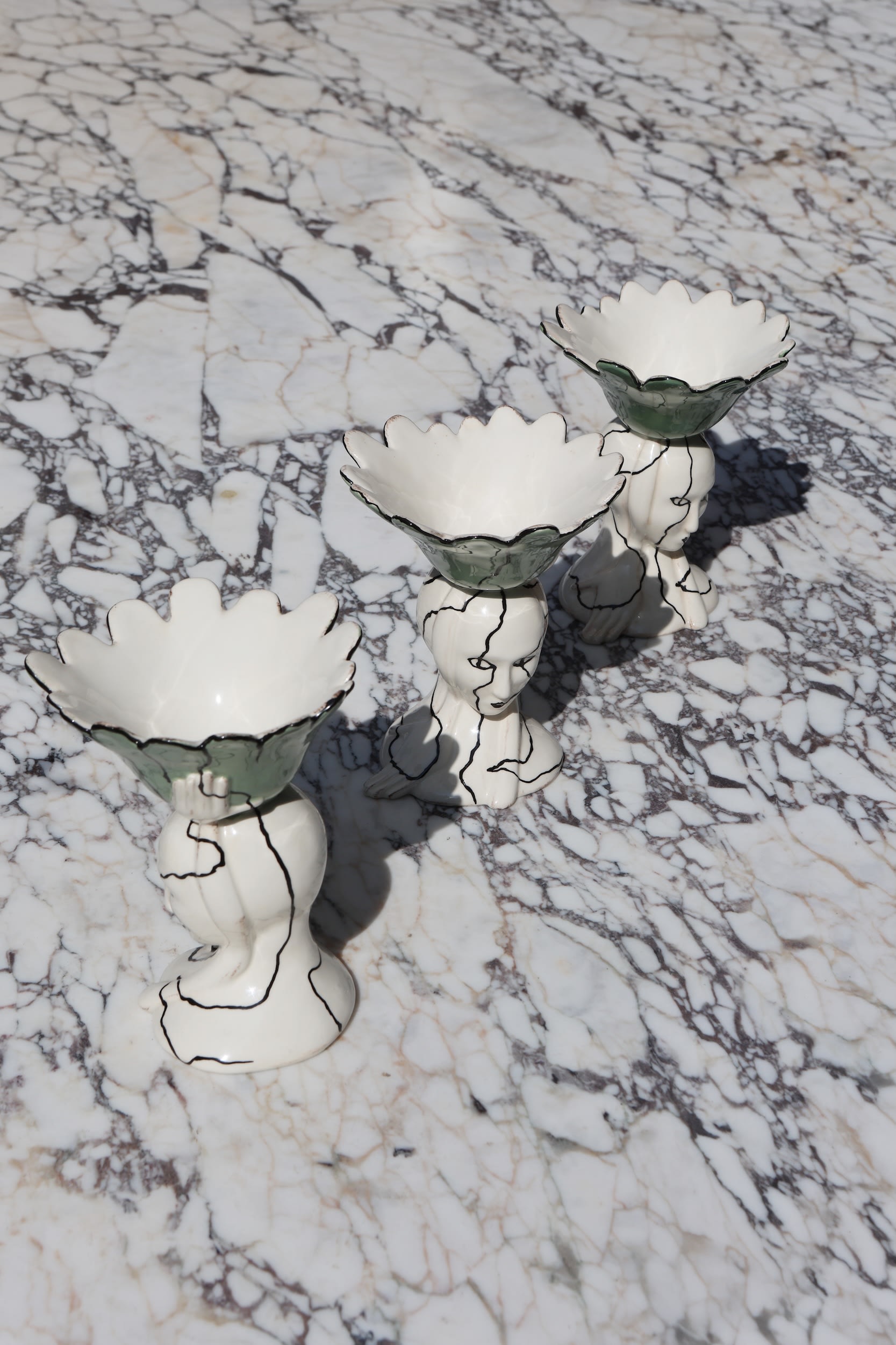 Wish Aperitivo Server, Hand Made Glazed Ceramic Bowl — alternate view
