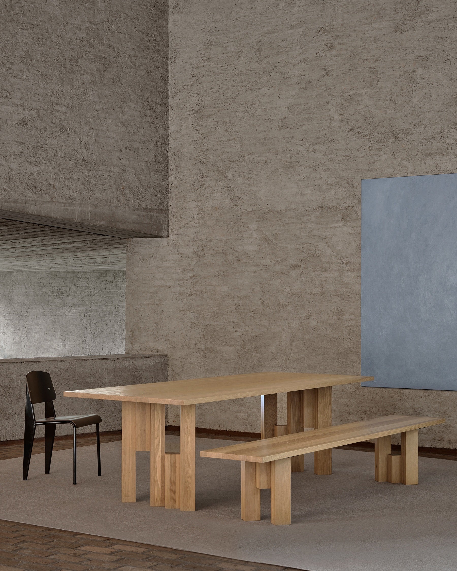 Fenestra Table — side angle