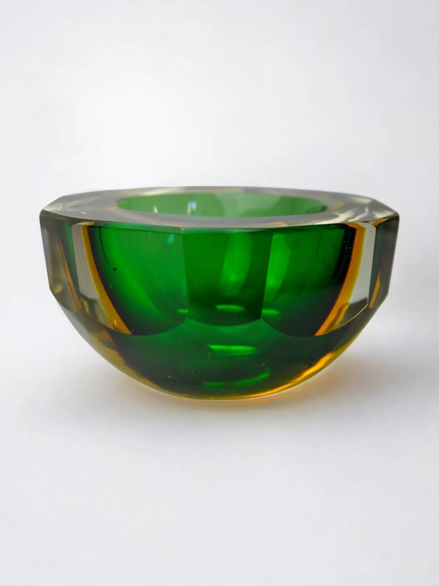 Sommerso Vide-Poches by Seguso, Murano, Italy, 1970 — side angle