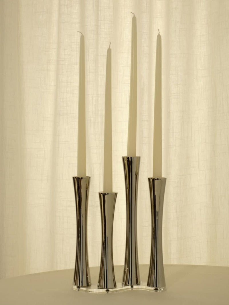 Sambonet Silver Candle Holder by Truffe Studio | The Oblist