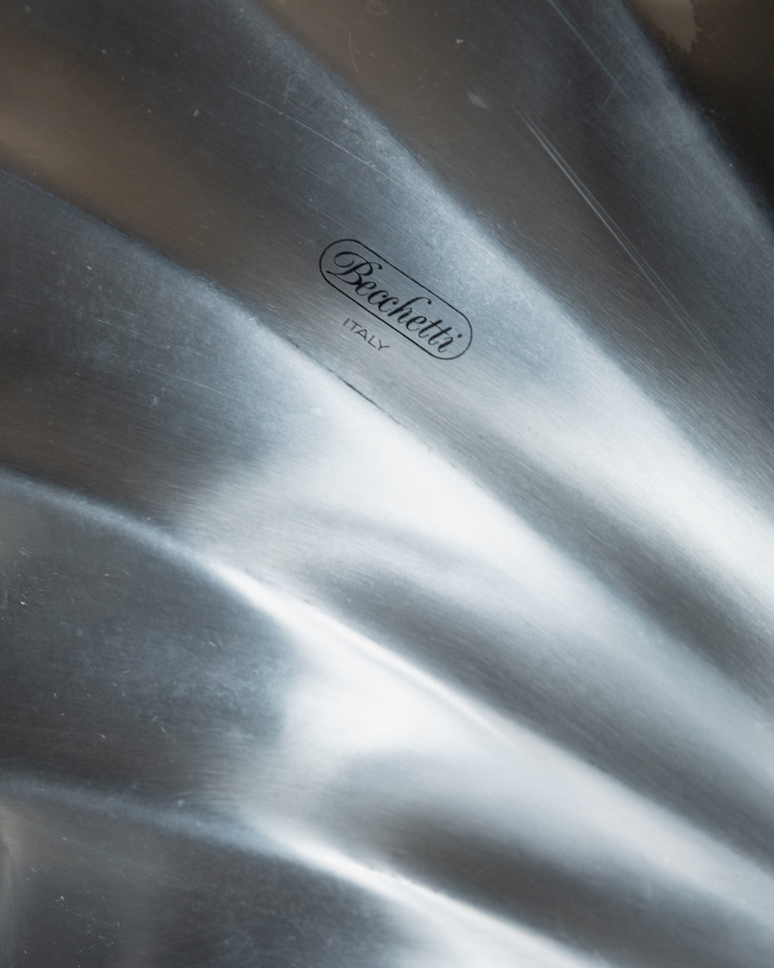 Stainless Steel Tray, Becchetti Design, 80s