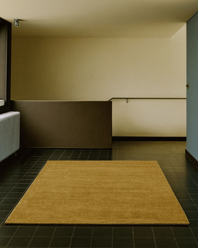 Rug 100% Wool New Zealand - Miel by MOST | The Oblist — warm honey color, handcrafted