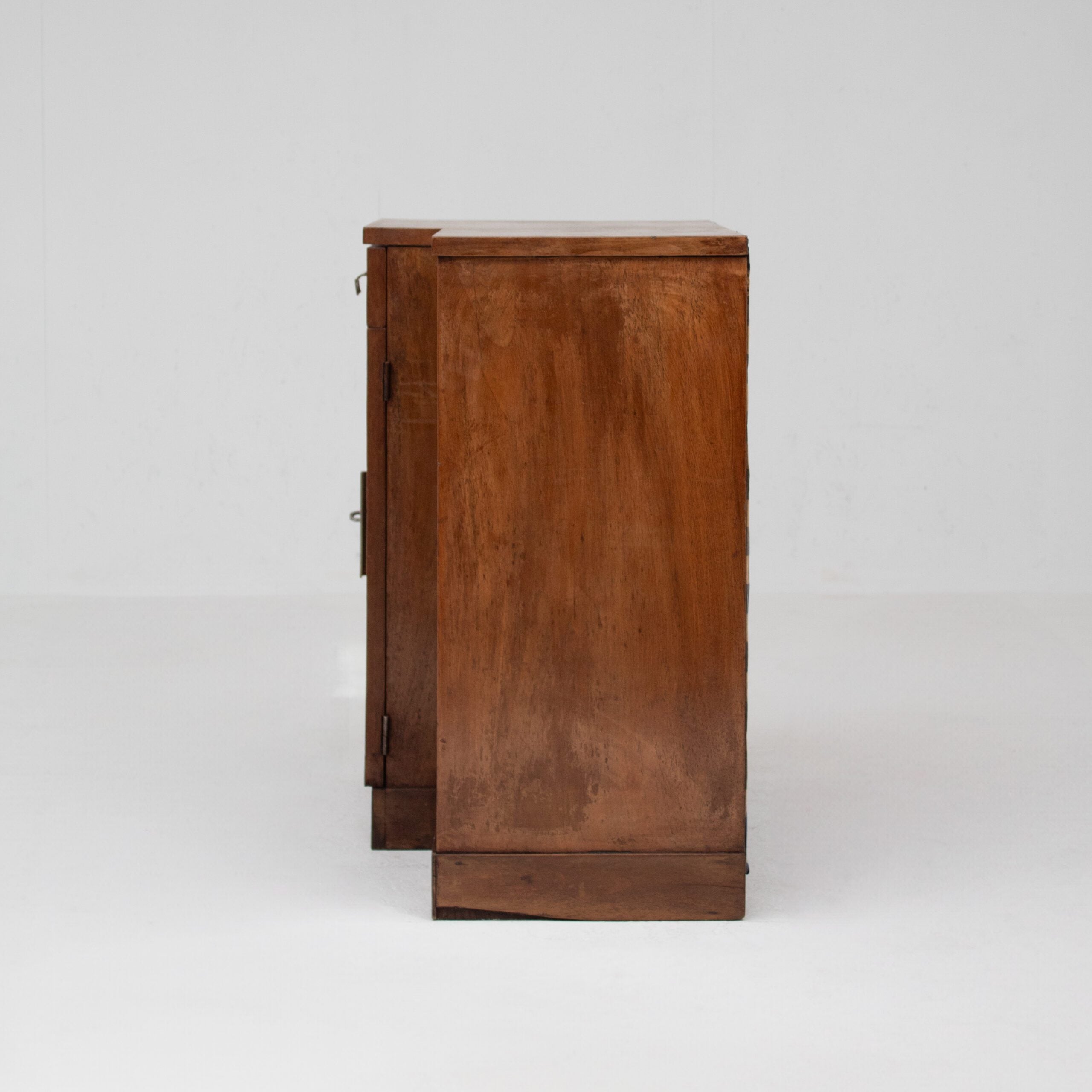 Art Deco Nightstand with Chrome Handles — in context