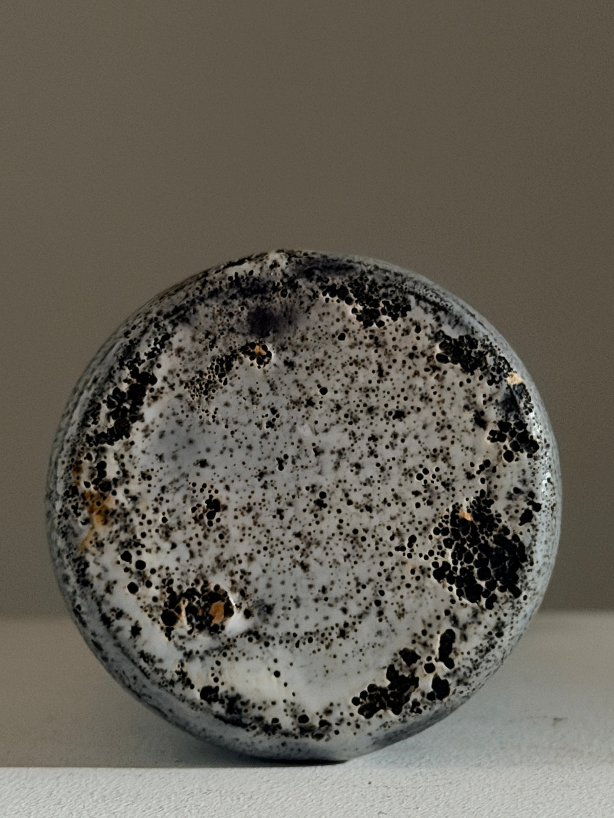Small handled pitcher by Jacques Pouchain, Dieulefit, France, circa 1960.  — close-up