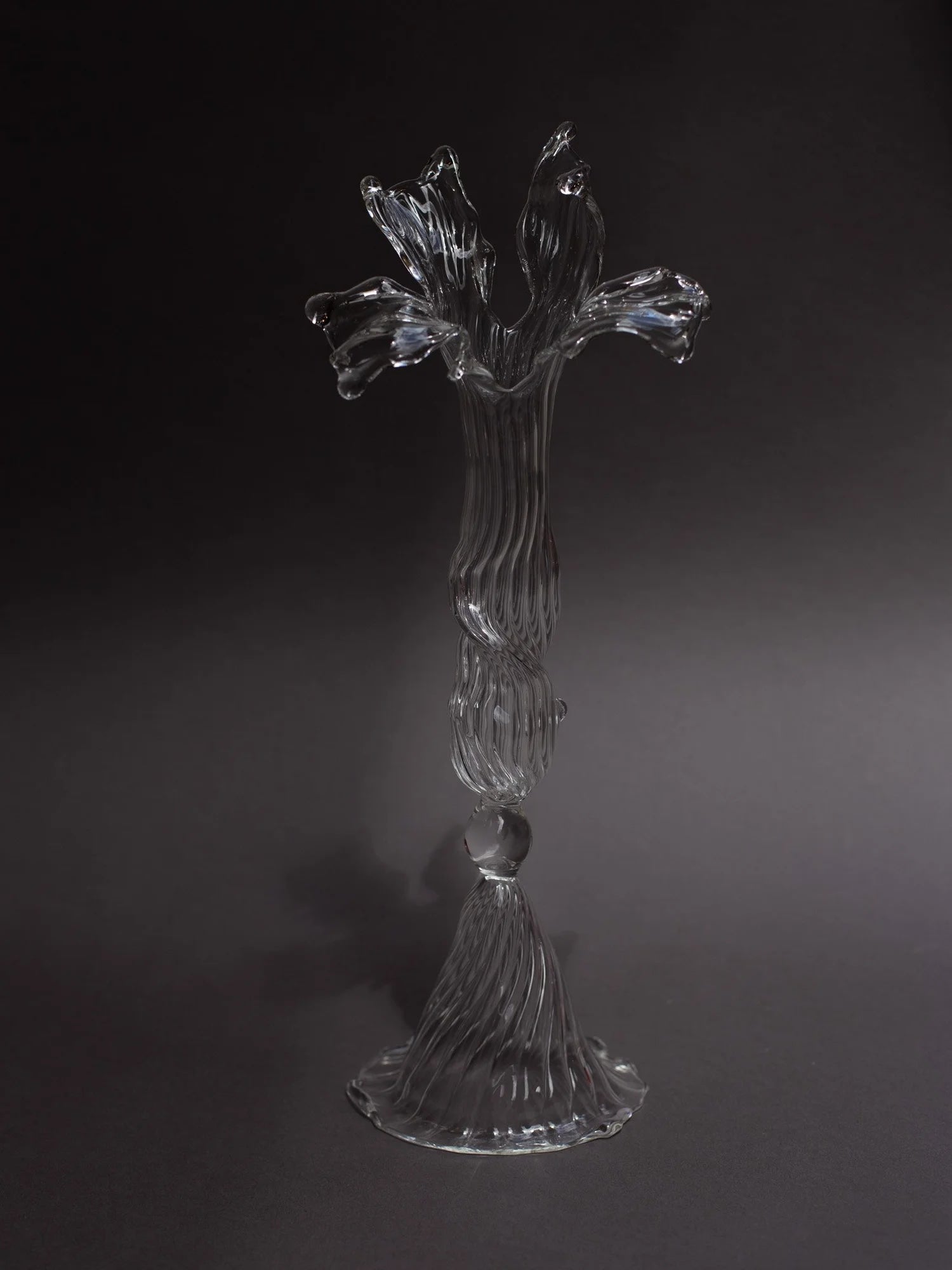 Wildflower Glass Sculpture — side angle