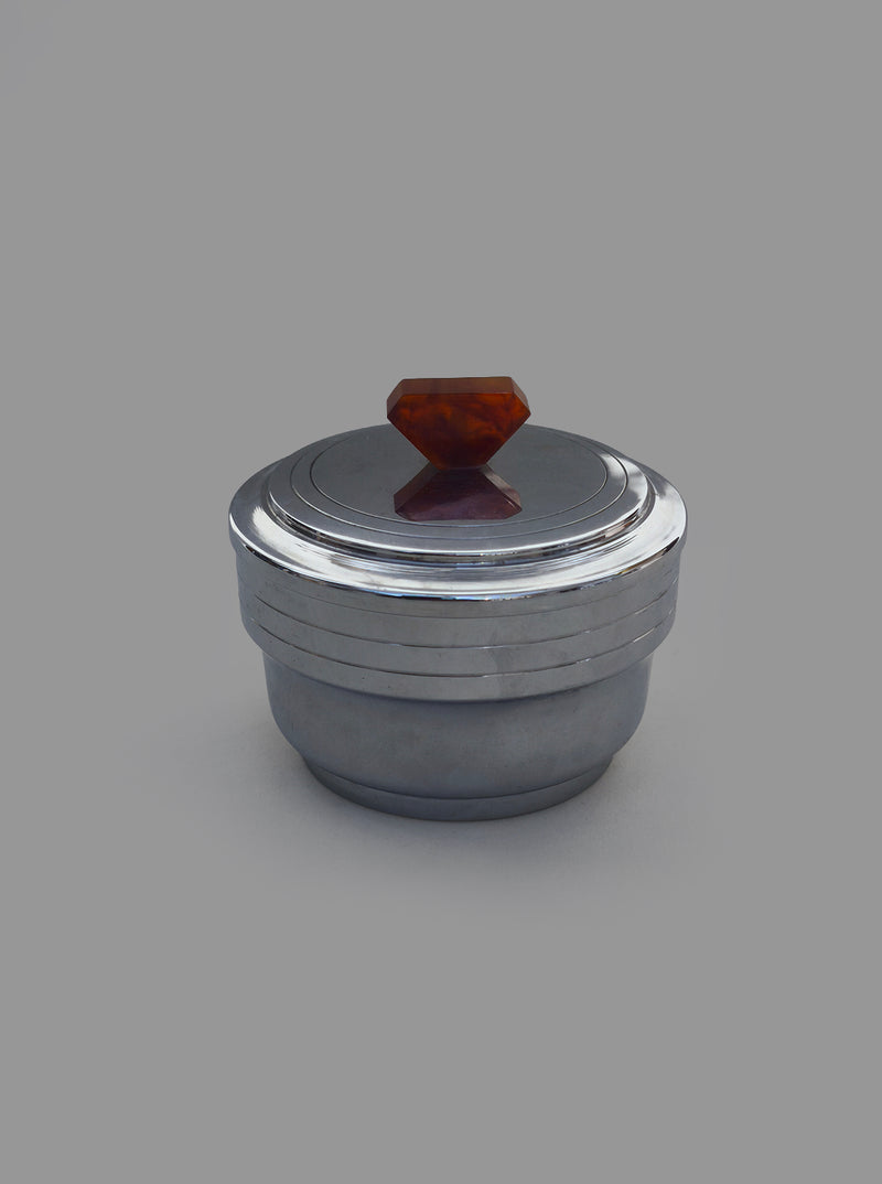 Art Deco Sugar Pot by Les Objoies | The Oblist