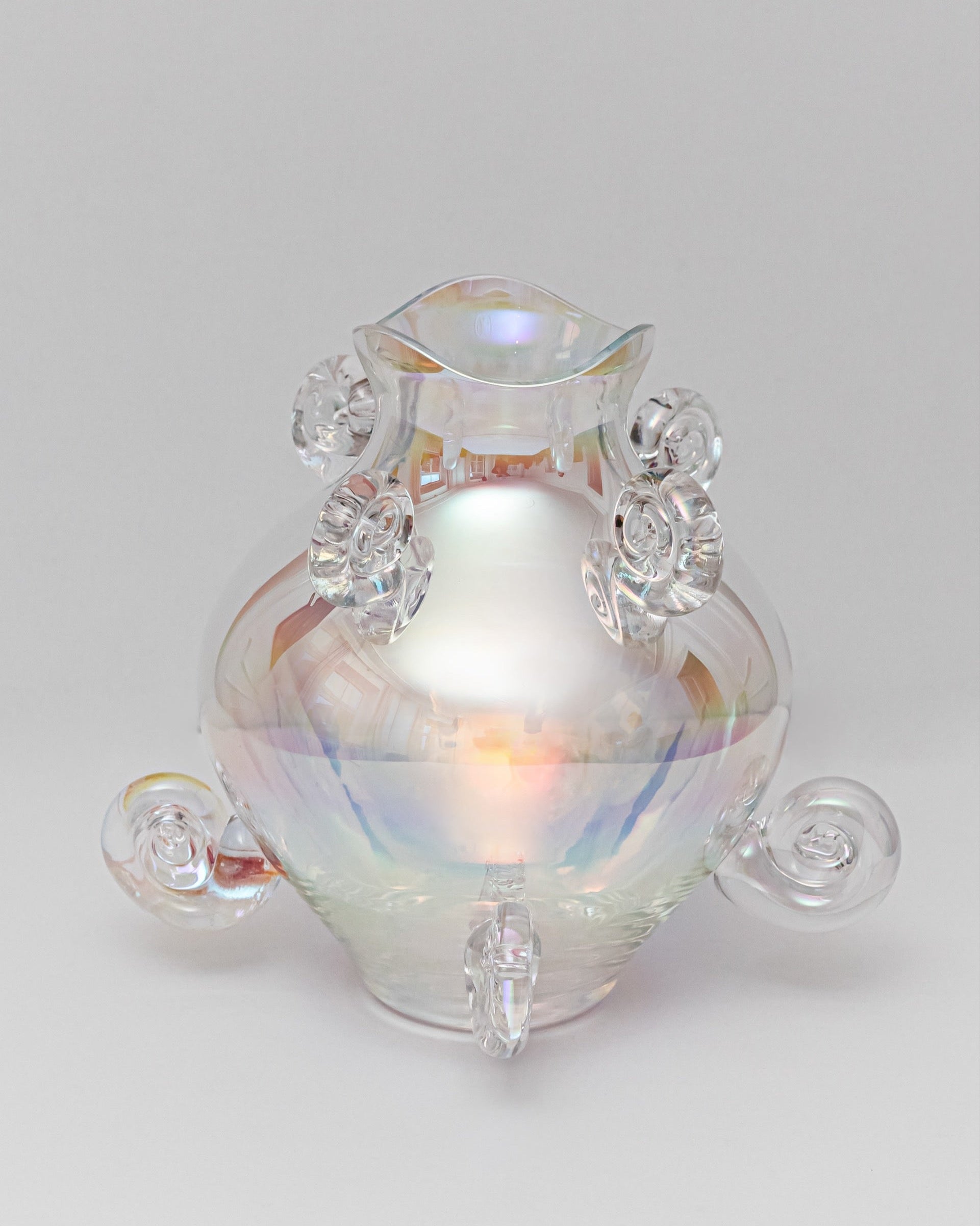Aries Crystal Rainbow Vase