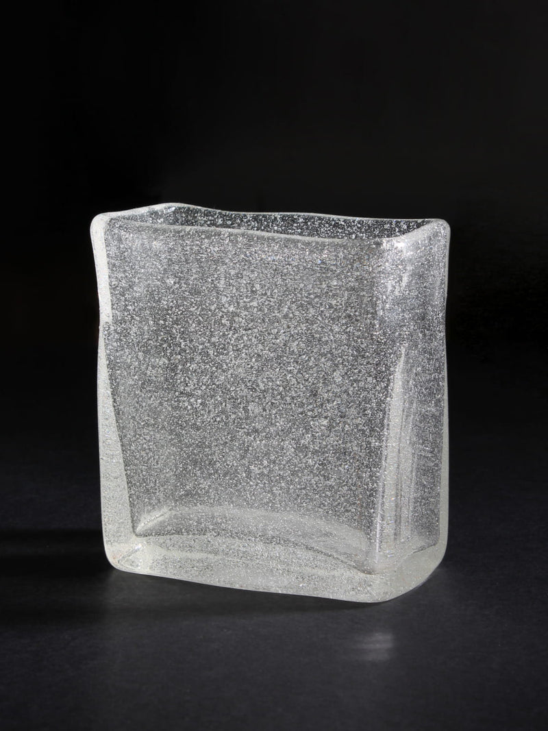Oiva Toikka "Iglu" Bubbles Glass Vase, For Nuutajärvi, 1970s by Vintage Stories | The Oblist — clear glass, vintage design