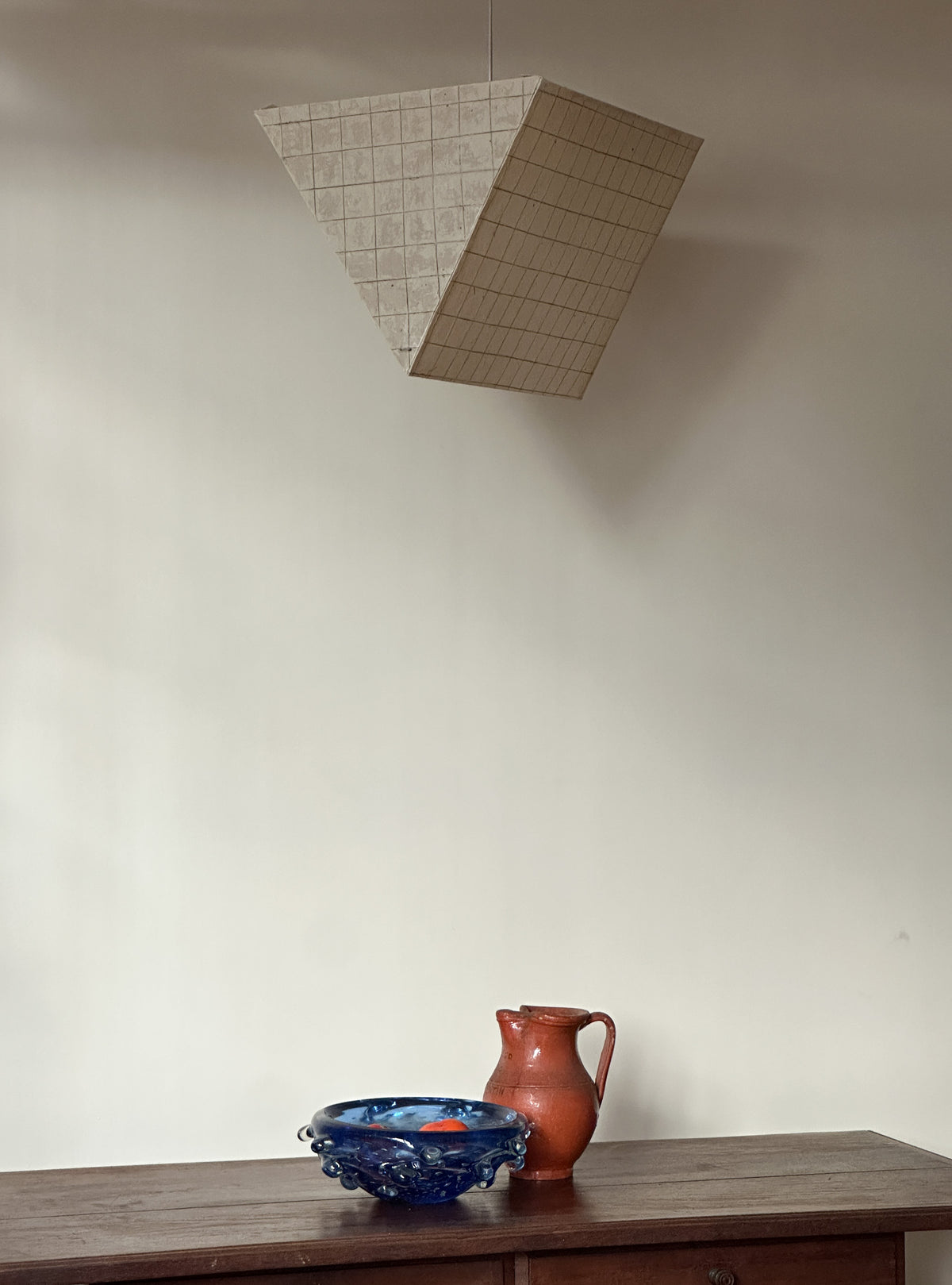 Handmade Triangle Pendant — alternate view
