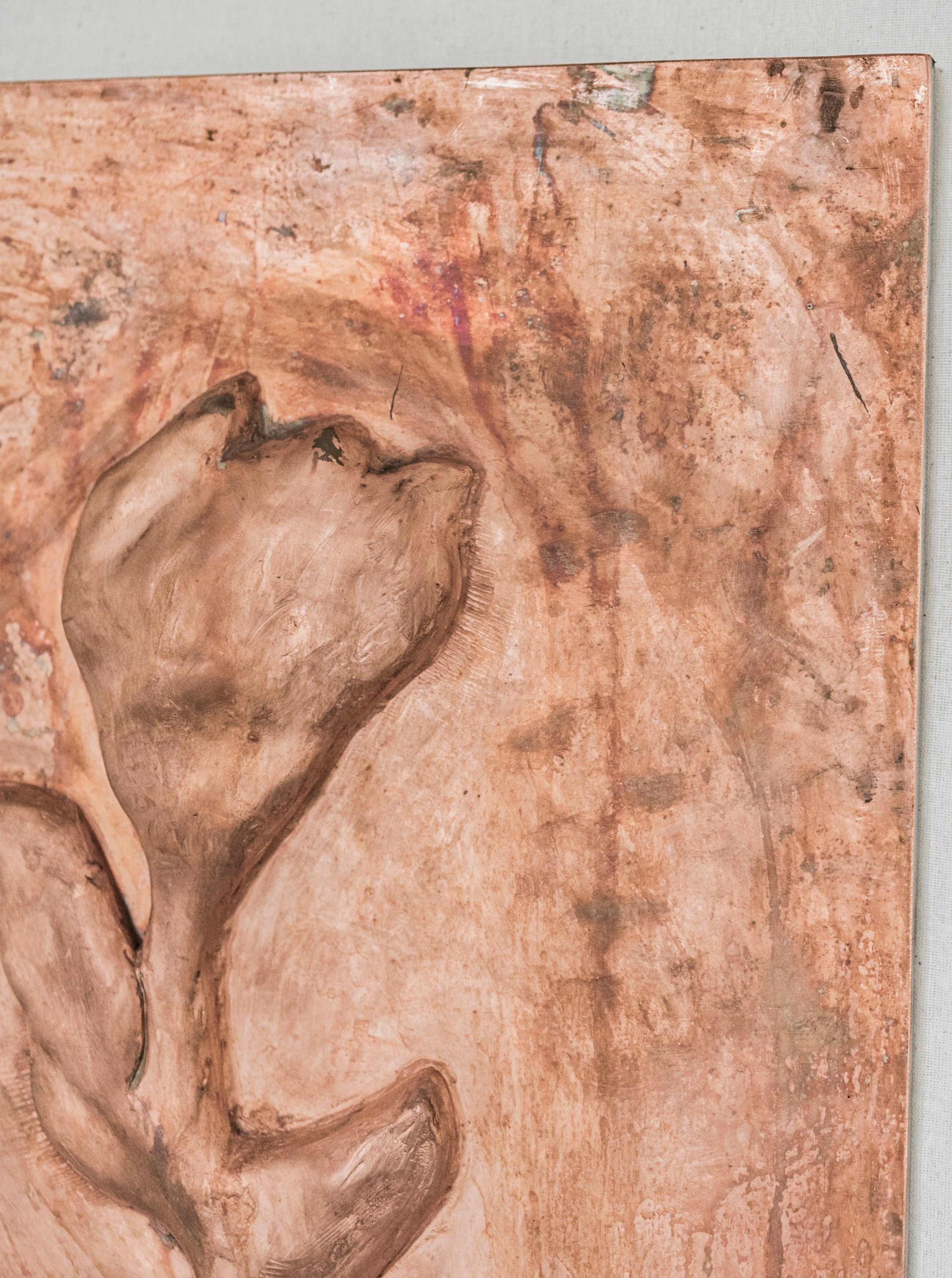 Rose' Chikanka — close-up of textured copper surface