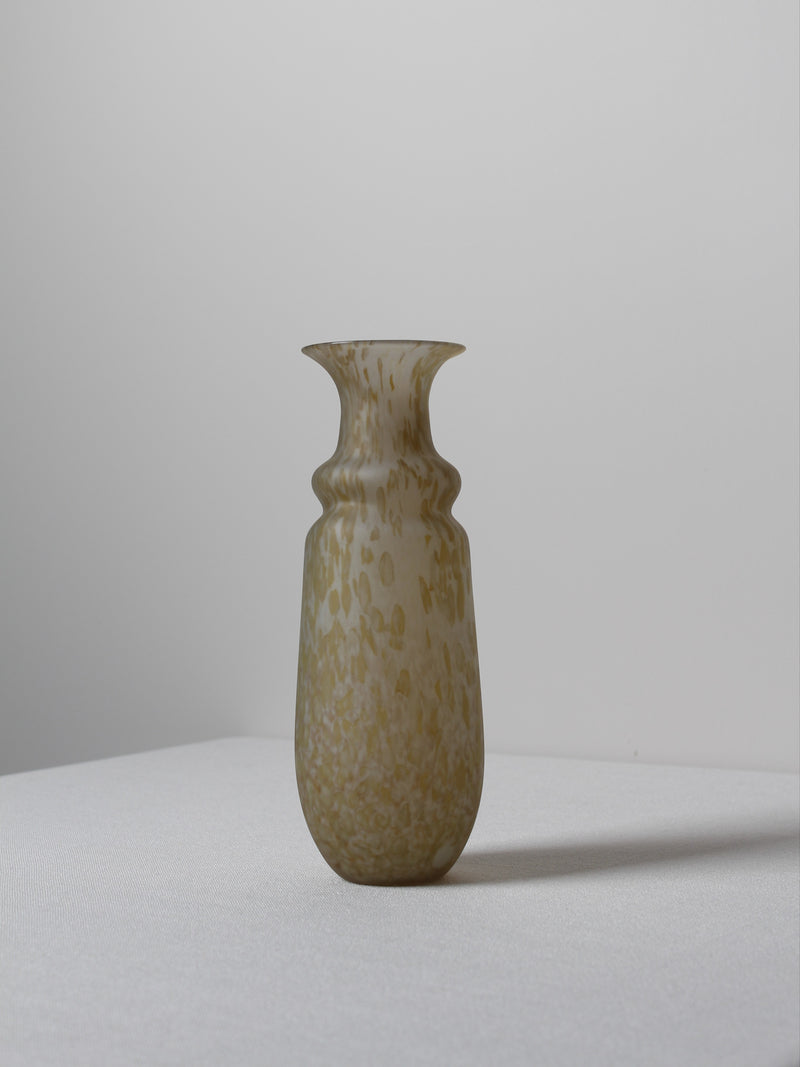 Large Speckled Vase in Caramel by Verre d'Onge | The Oblist