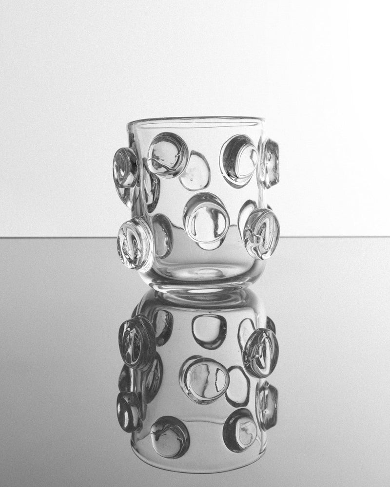 Handblown table glass — detail view